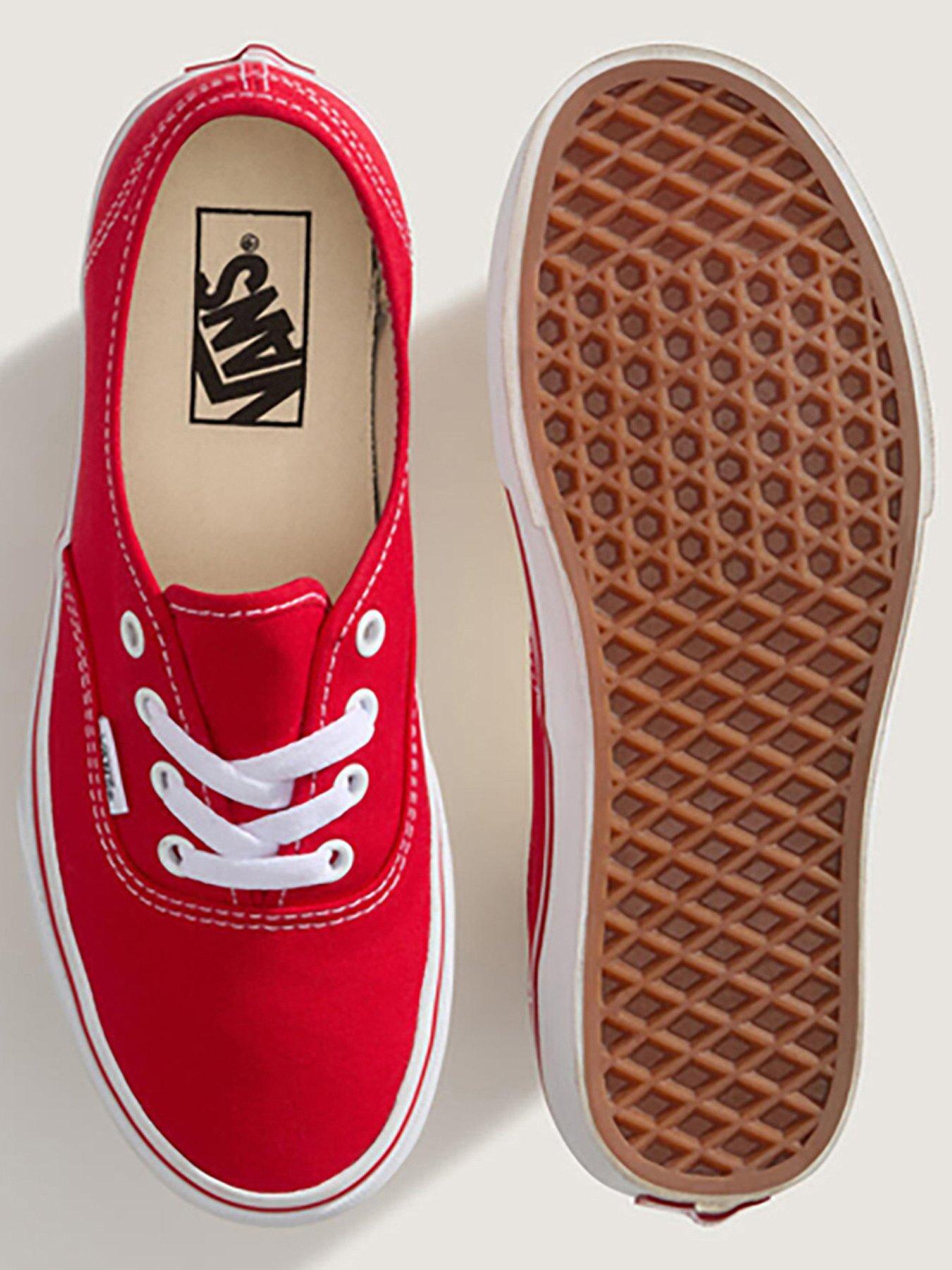 Image 4 of 5 of Vans Unisex Authentic Canvas - Red