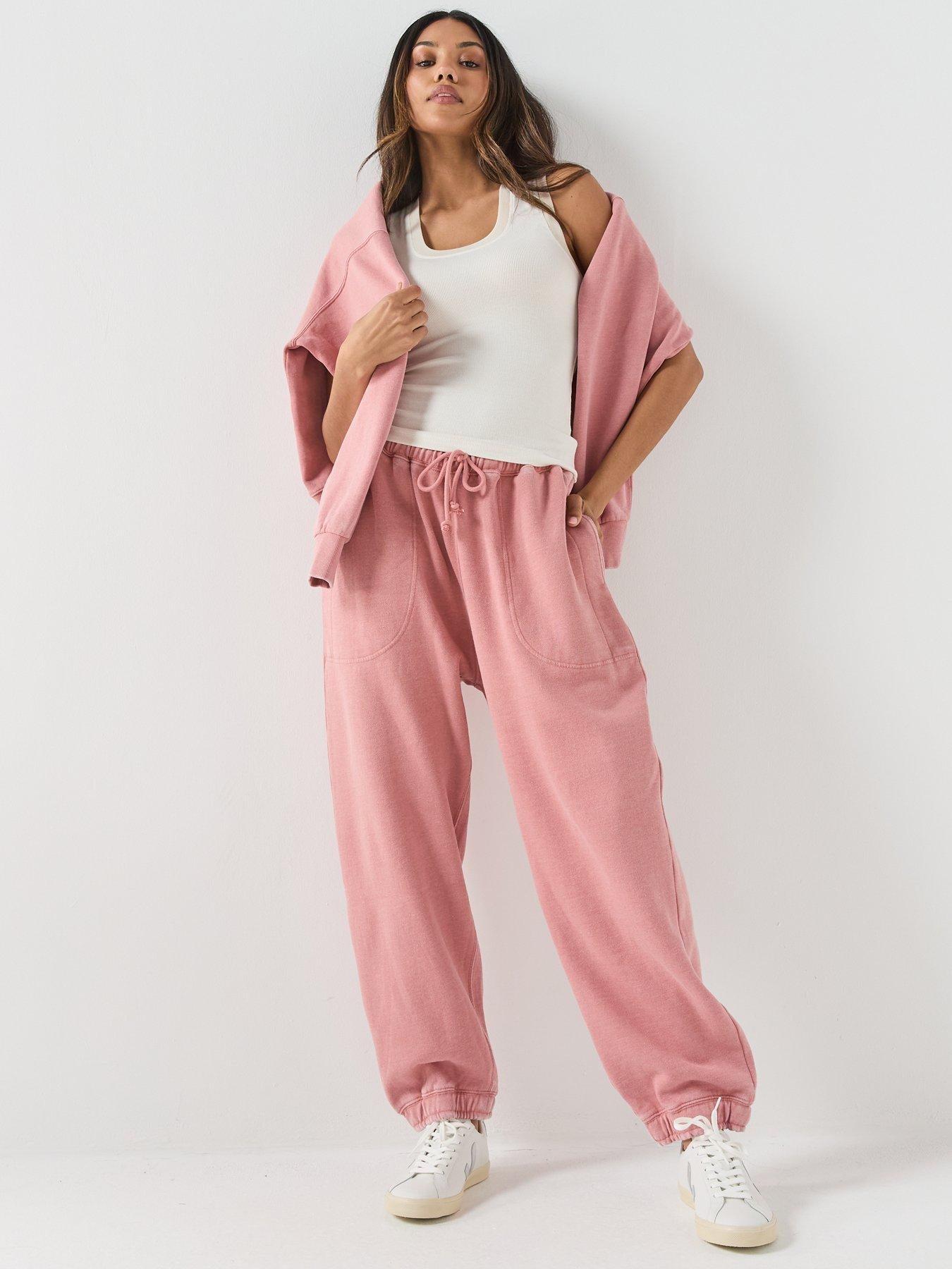 Image 3 of 6 of FREE PEOPLE Slow It Down Jogger - Pink