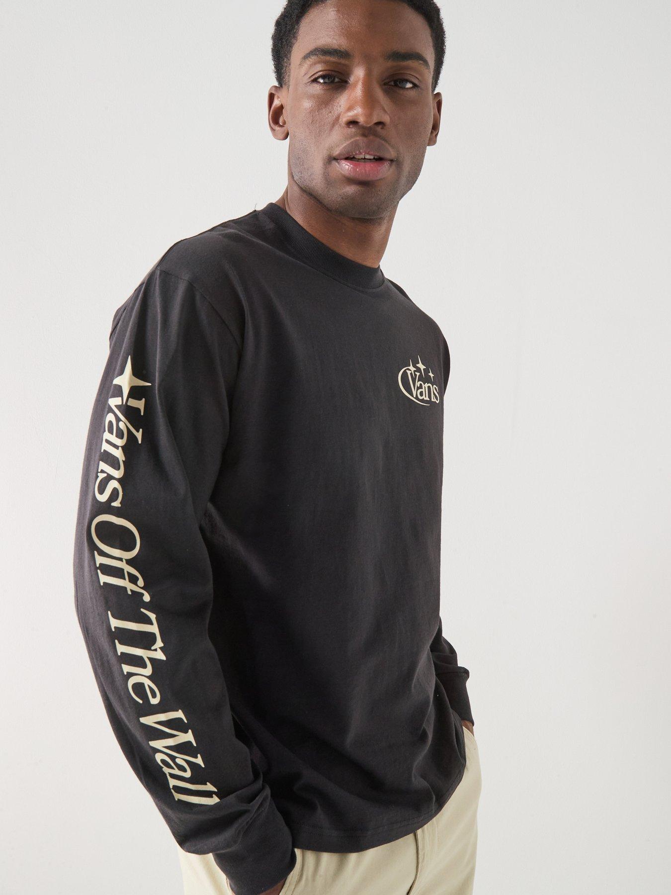 Vans Mens Advanced Vee Long Sleeve T-Shirt - Black