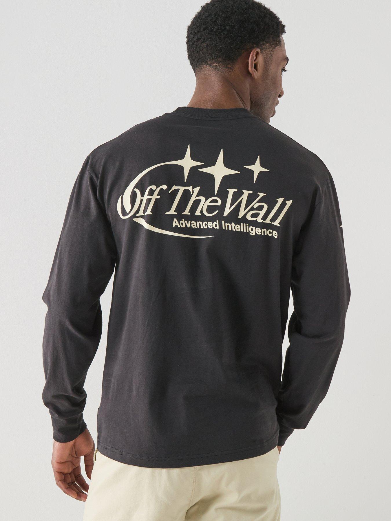 Image 2 of 4 of Vans Mens Advanced Vee Long Sleeve T-Shirt - Black