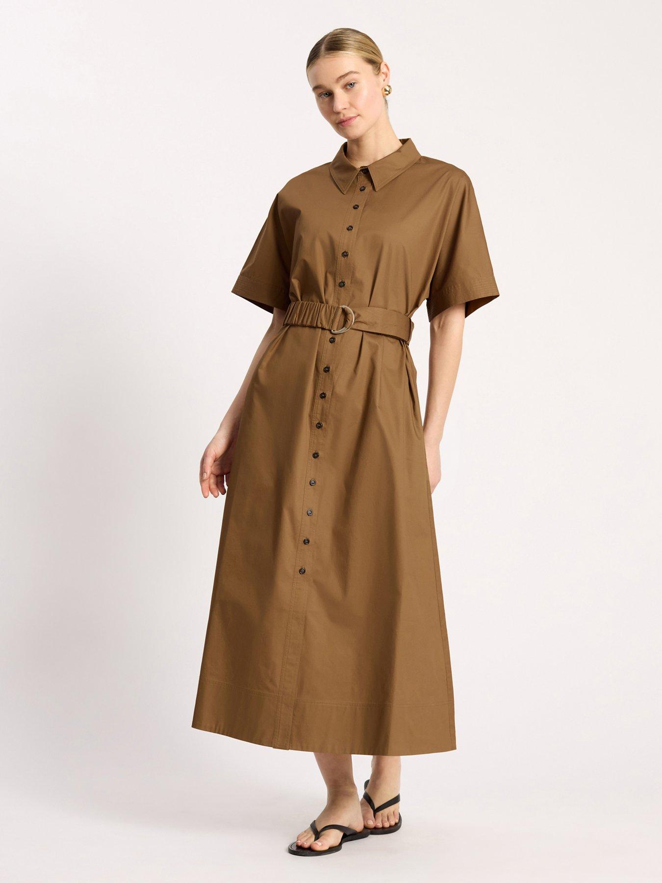 Albaray Cotton Sateen Shirtdress