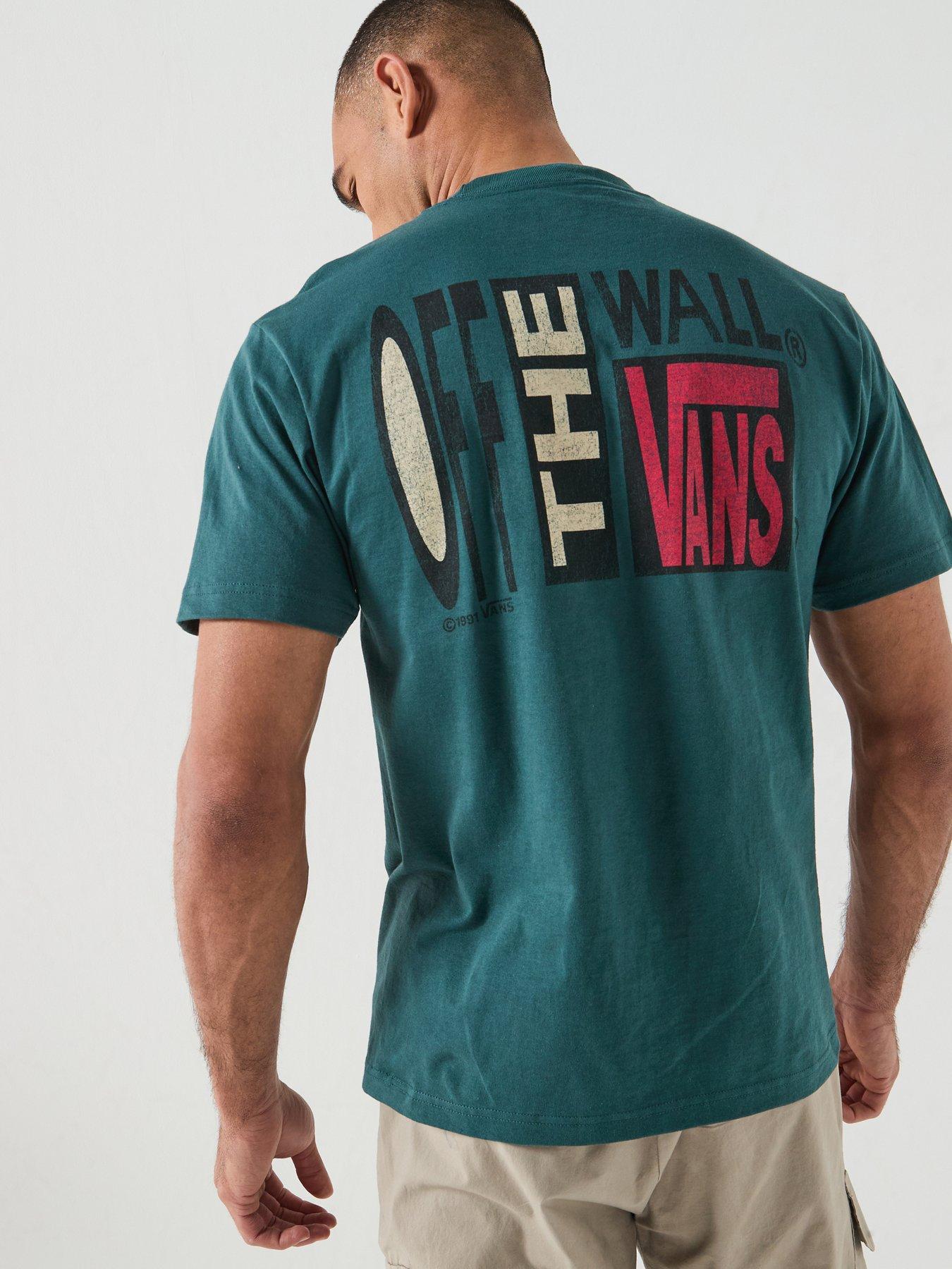 Vans Mens Stretch Stack Crackle Short Sleeve T-Shirt - Green