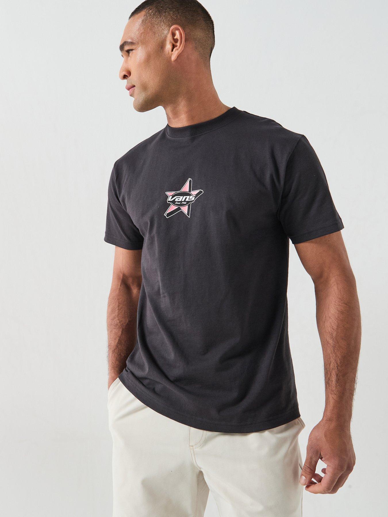 Vans Mens Starmarked Short Sleeve Tee - Black