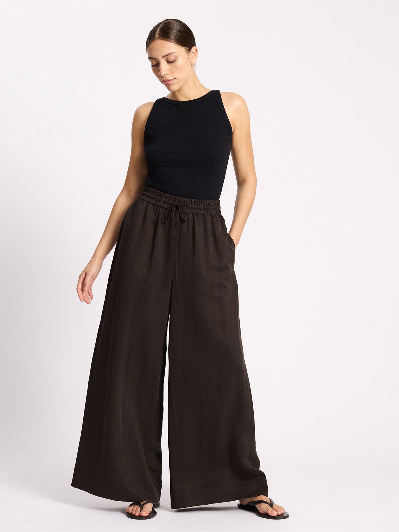 Albaray Tencel Trouser - Brown