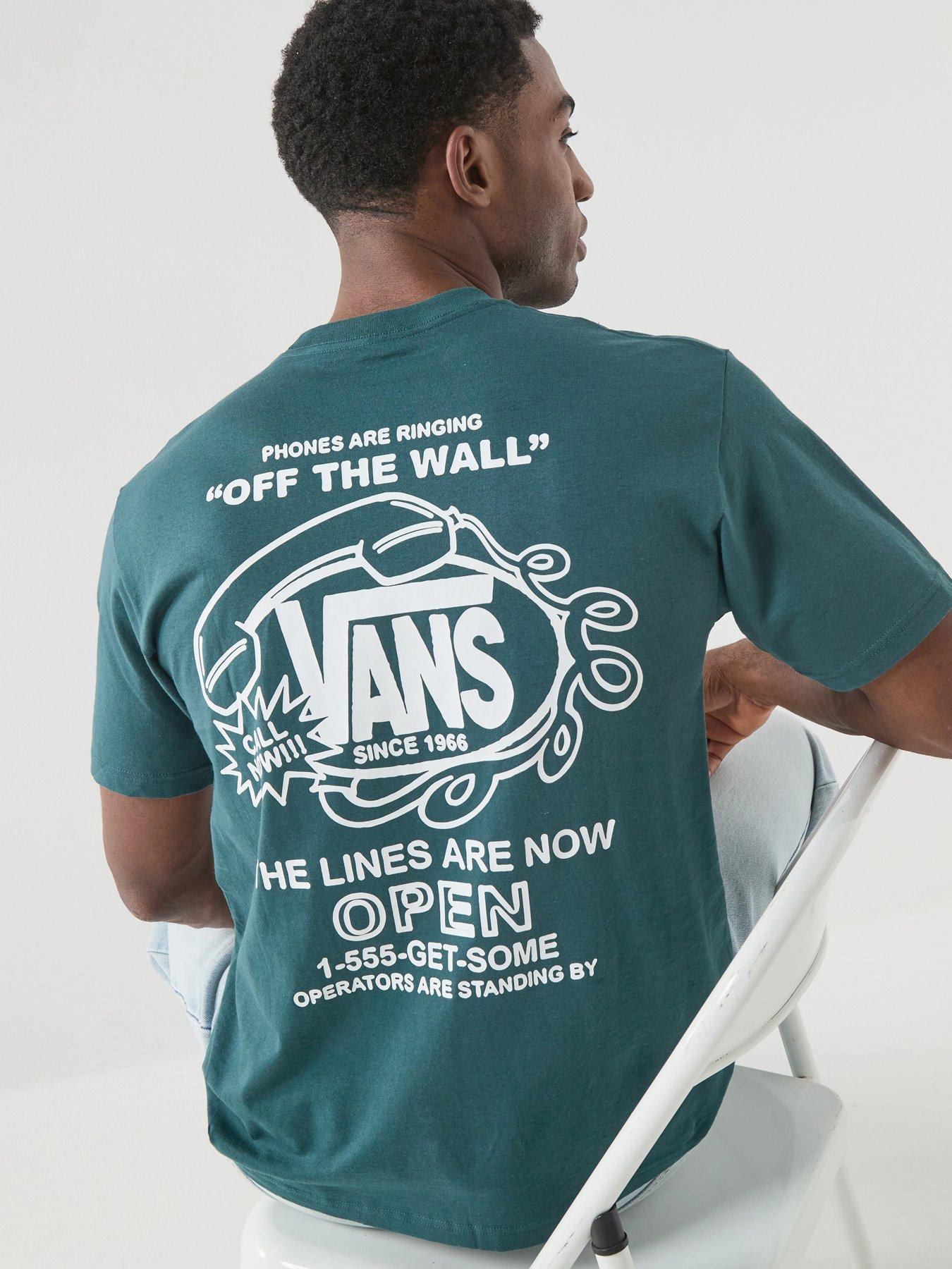 Vans Mens Hot Lines Short Sleeve T-Shirt - Green