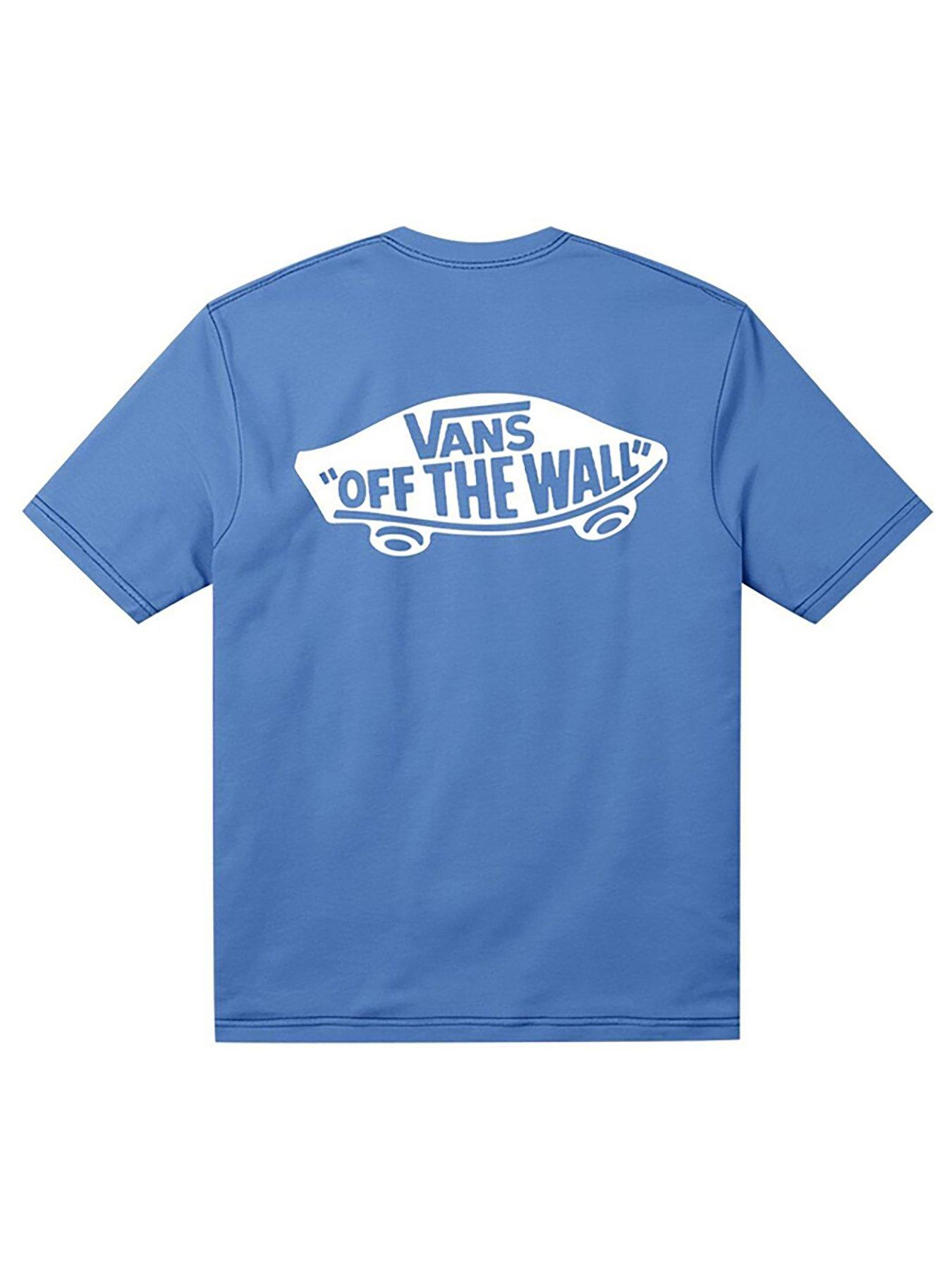 Image 2 of 2 of Vans Boys Double Standard Short Sleeve Tee - Blue