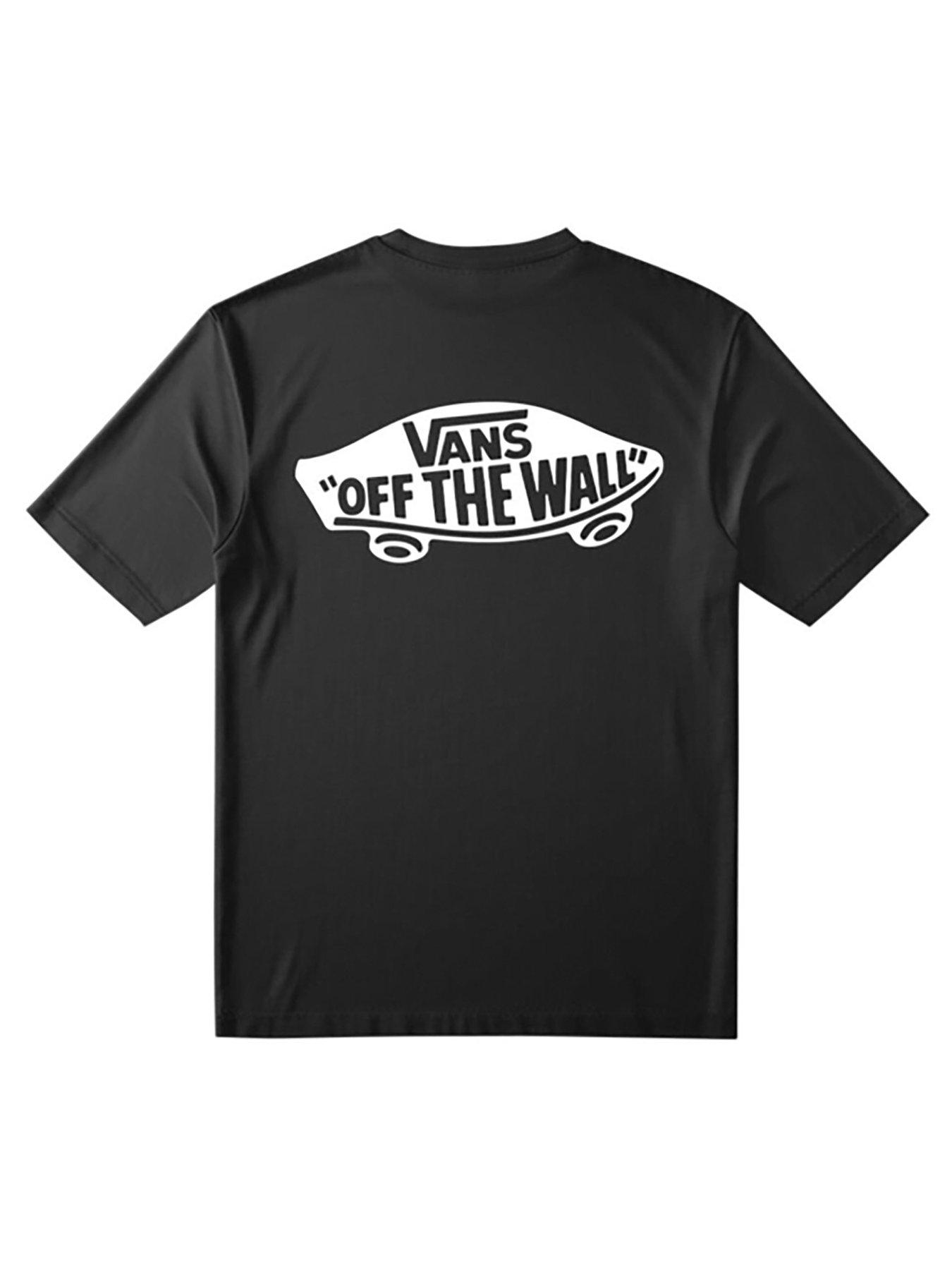 Image 2 of 2 of Vans Boys Double Standard Short Sleeve Tee Black