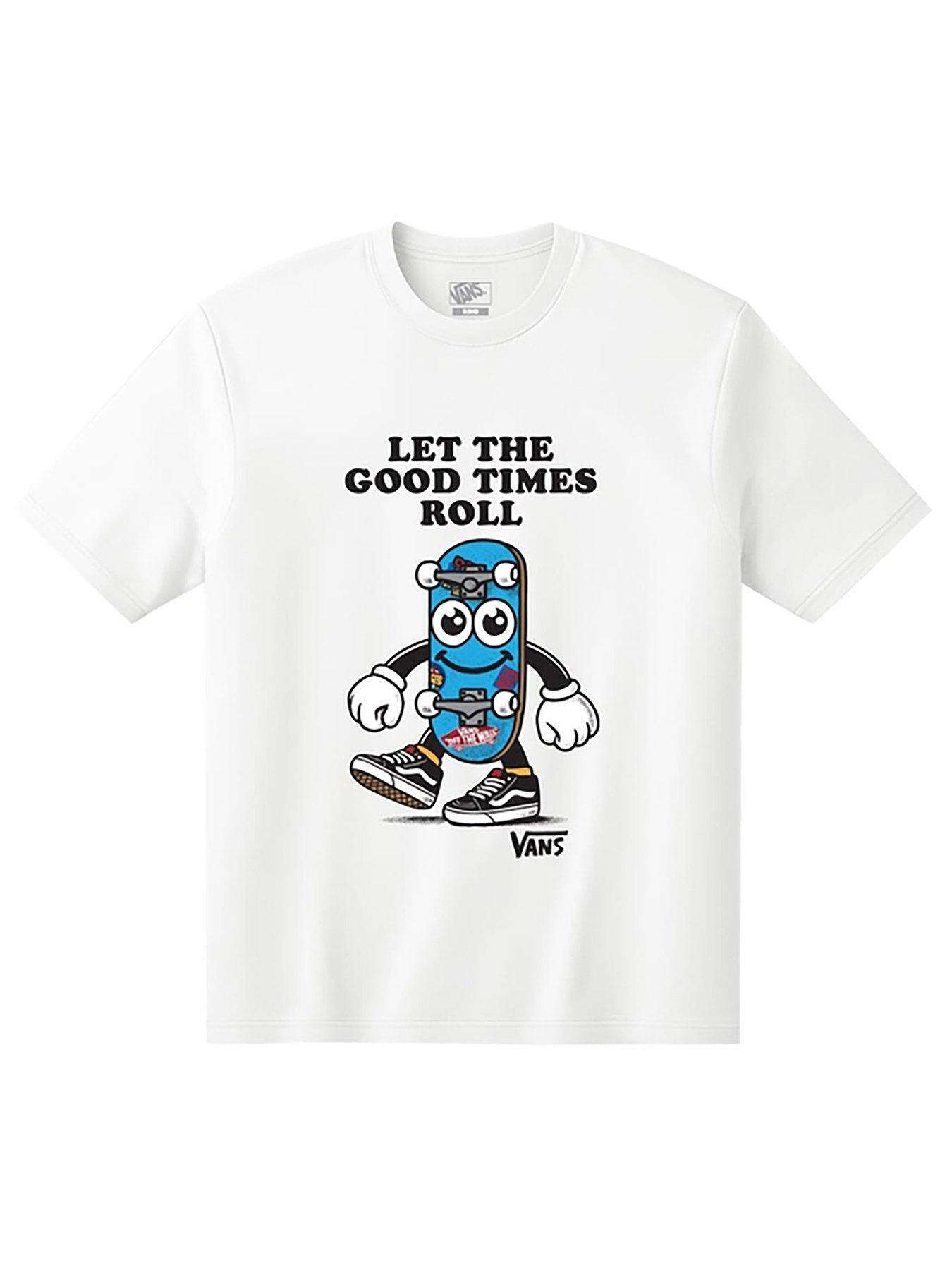 Vans Boys Lil Roller Tee - White