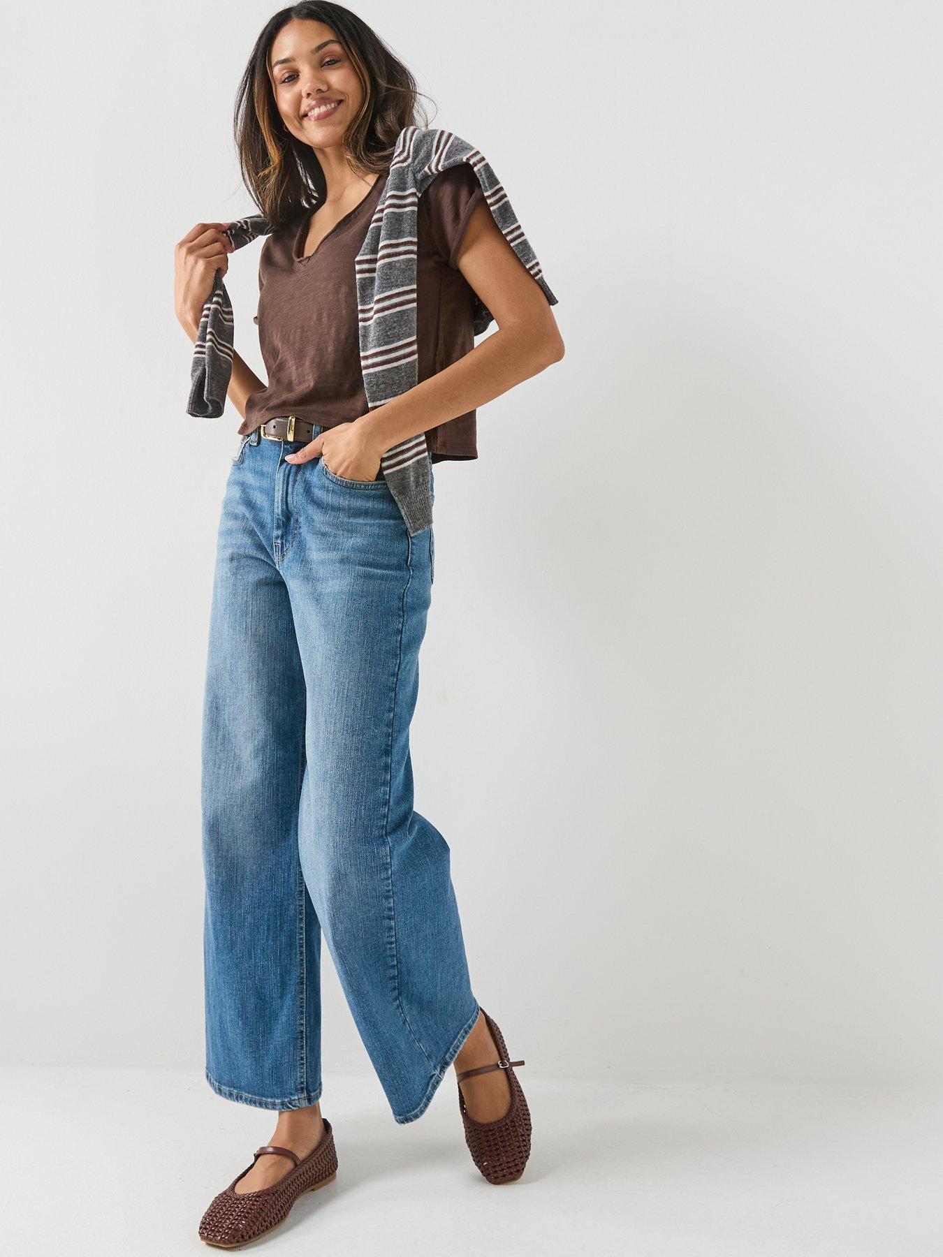 Image 3 of 6 of FREE PEOPLE Take 2 T-Shirt - Brown