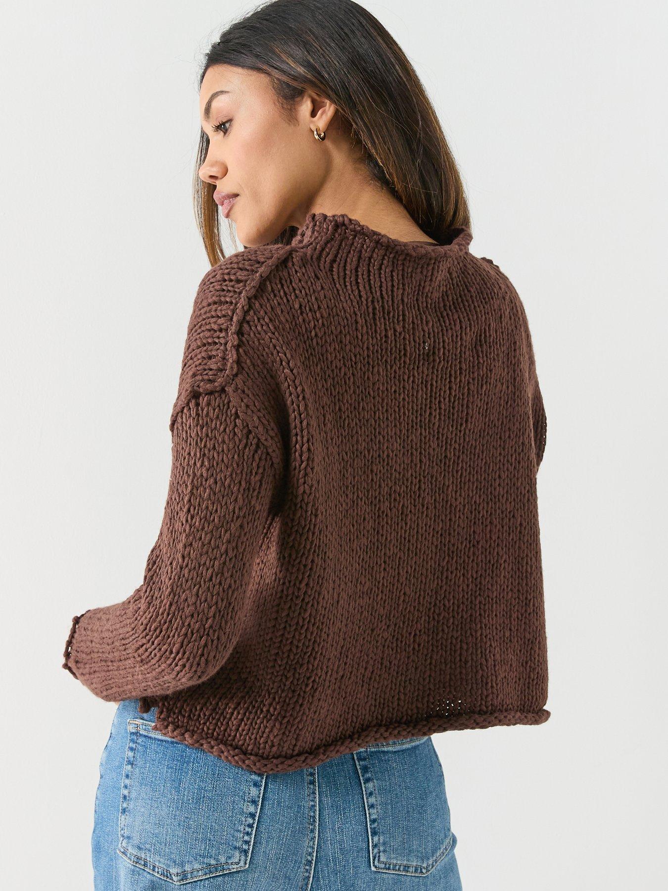 Image 2 of 5 of FREE PEOPLE Opal Sweater - Brown