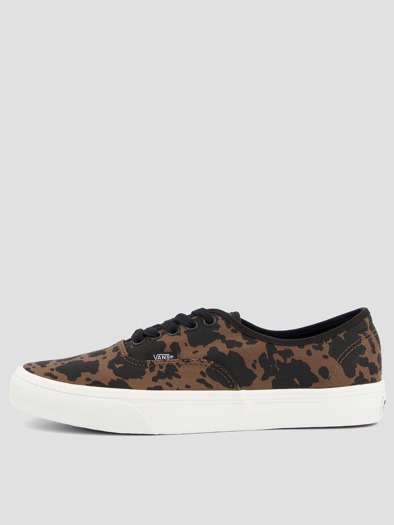 Vans Womens Authentic Canvas - Brown Animal Print