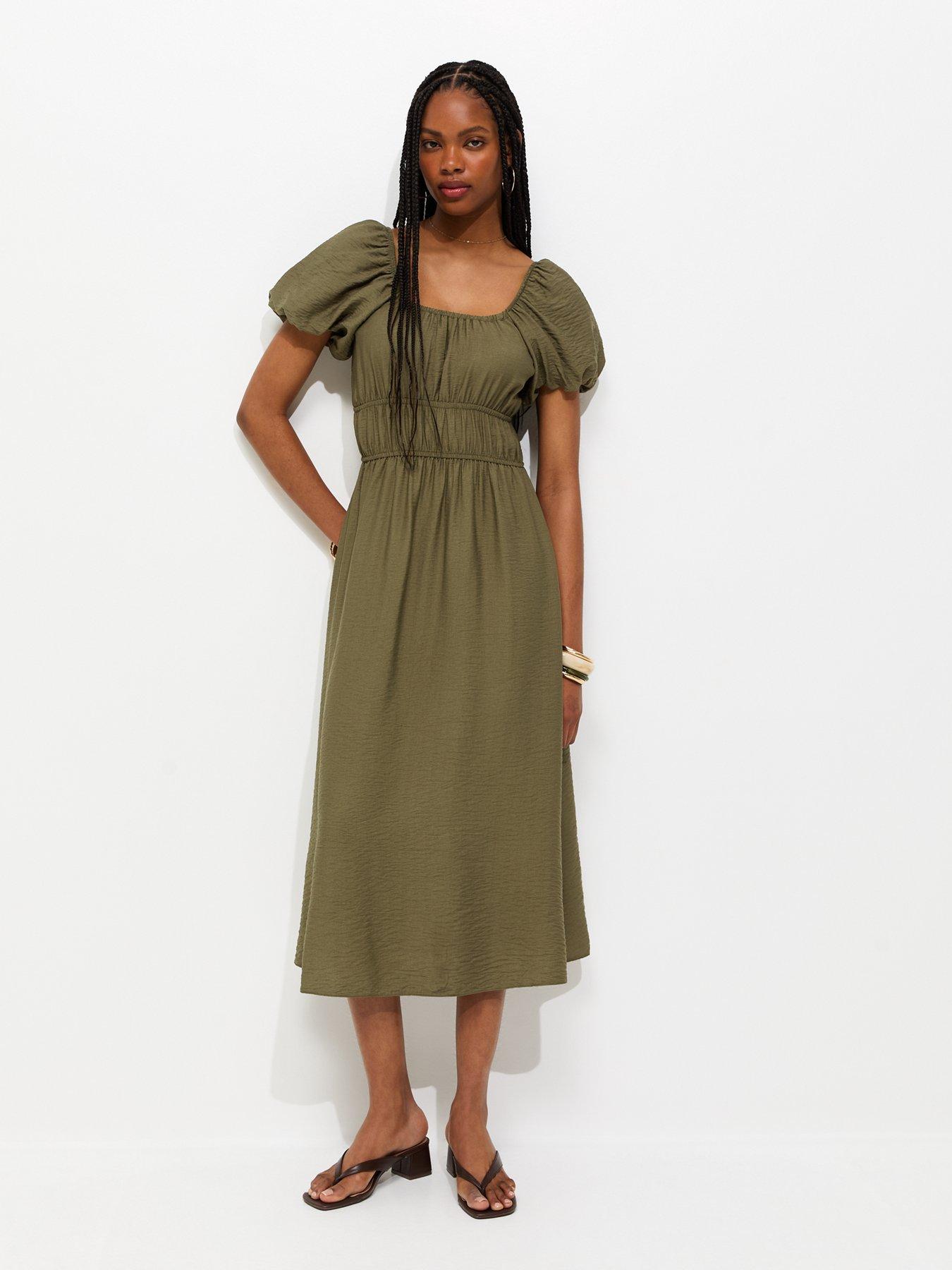 green emerald velvet dress New Look Rib Midi Dress Lime Green – Seasons Fashion