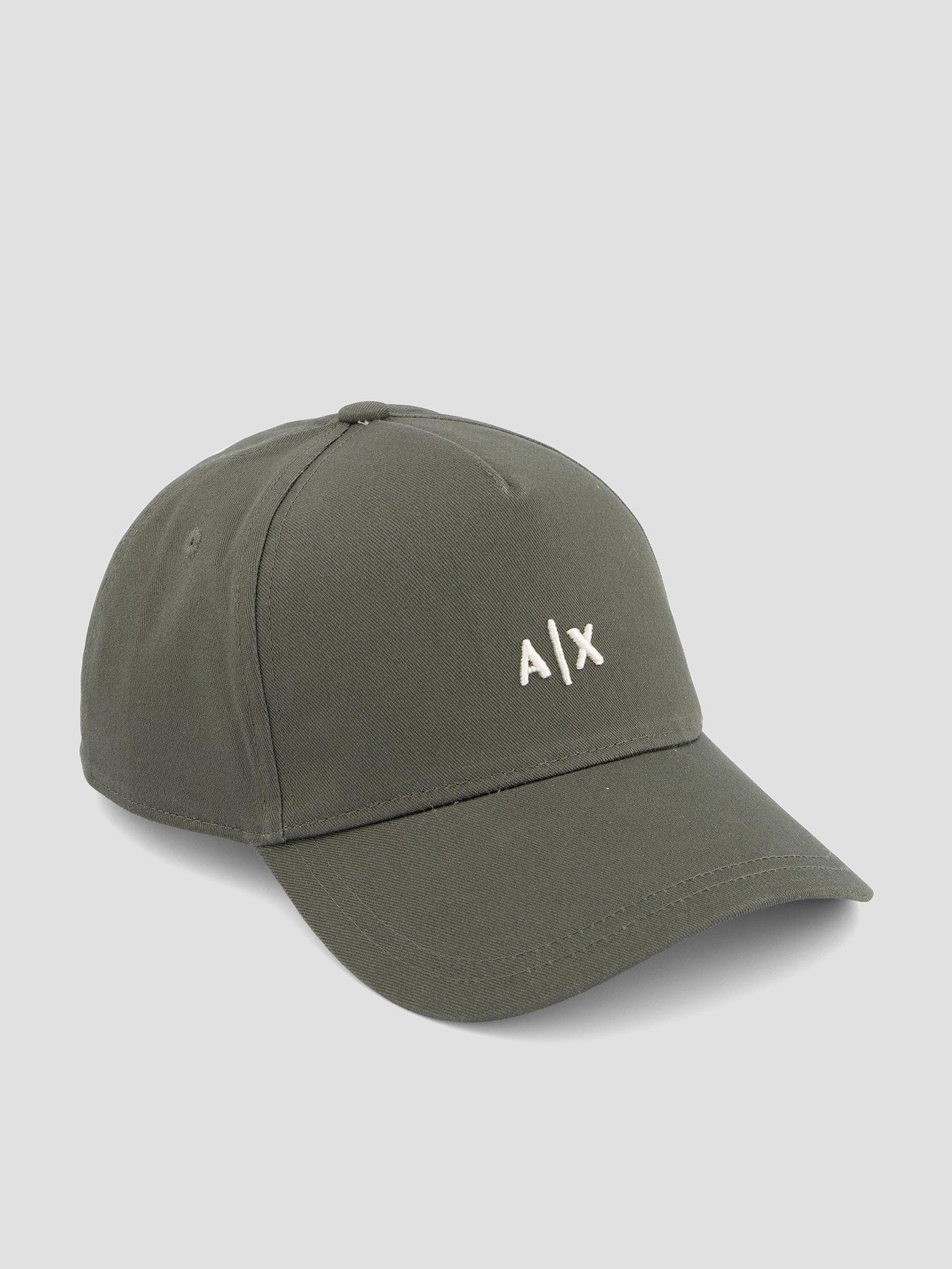 Armani Exchange Small Logo Baseball Snapback Cap - Dark Khaki