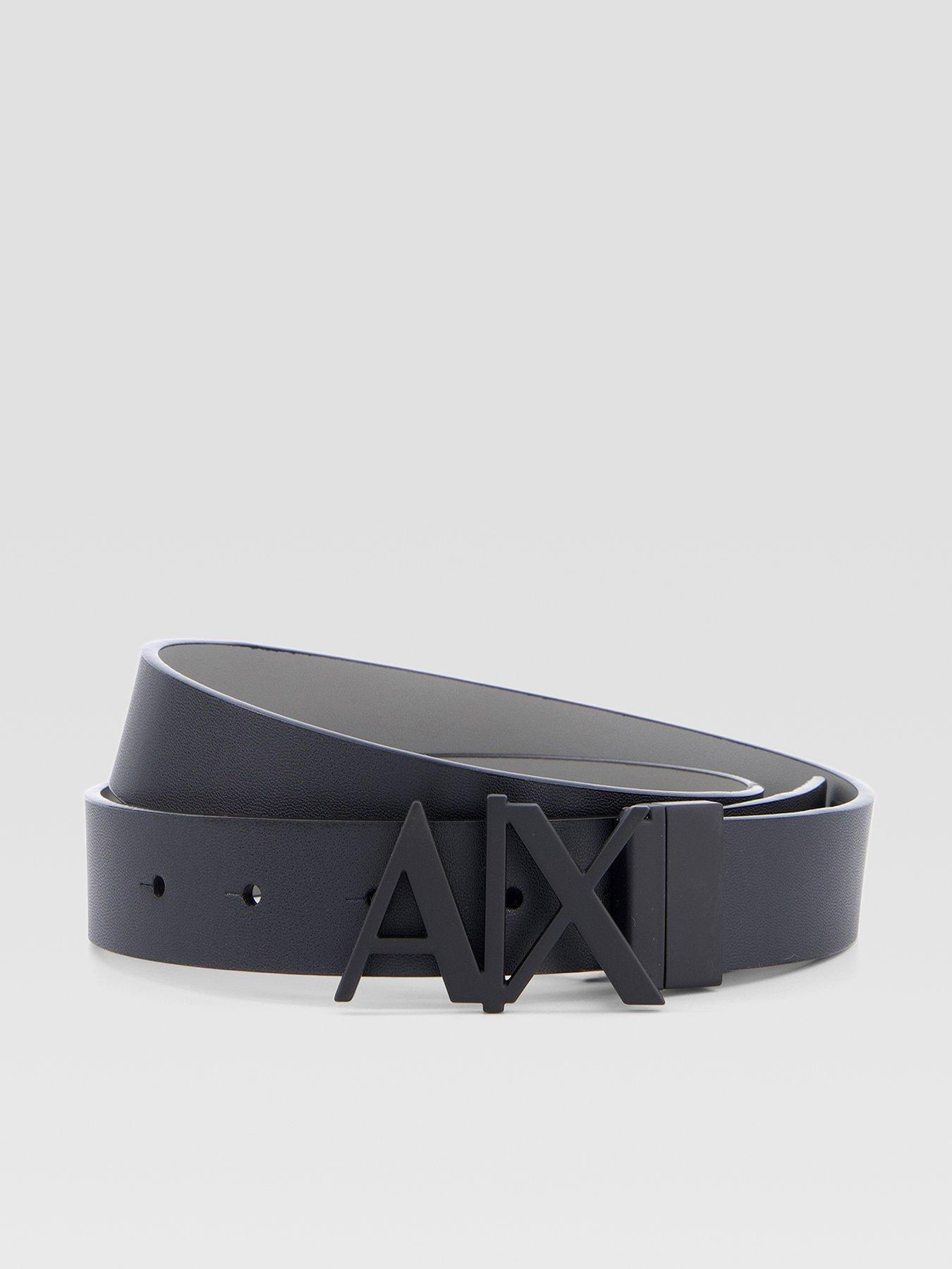 Image 1 of 4 of Armani Exchange Reversible Belt - Grey