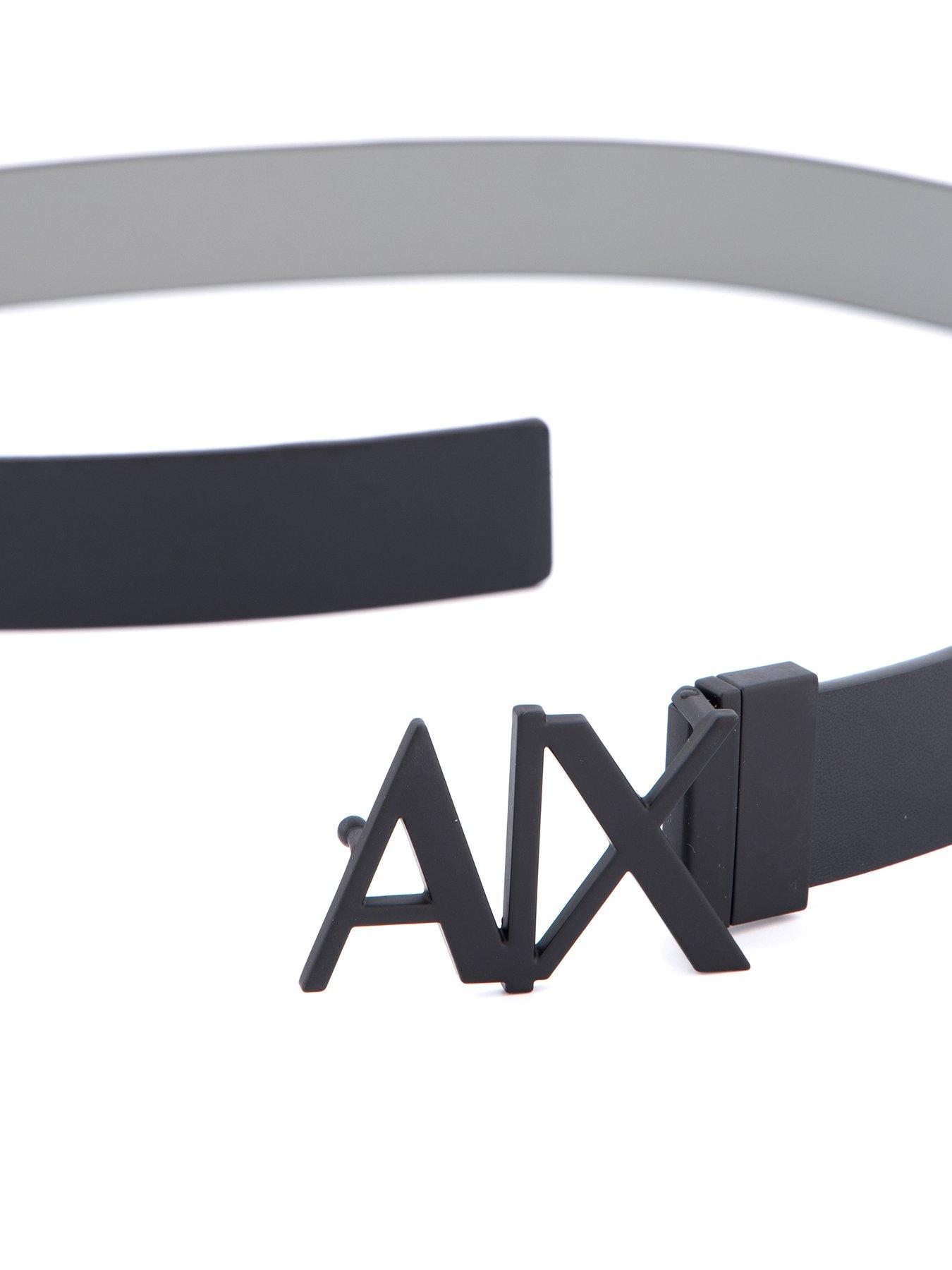 Image 3 of 4 of Armani Exchange Reversible Belt - Grey