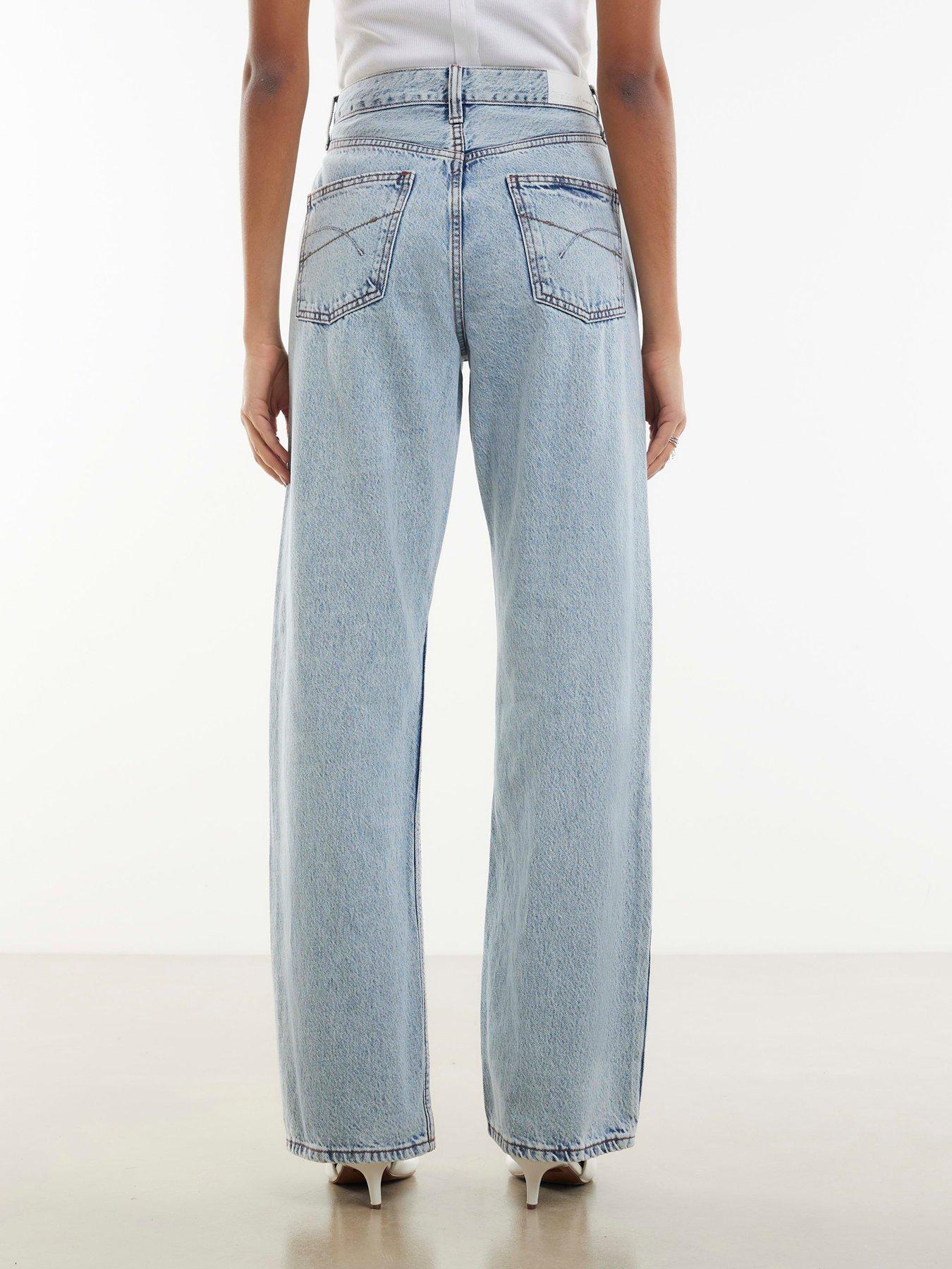 Image 2 of 7 of River Island Relaxed Straight Bieber - Blue