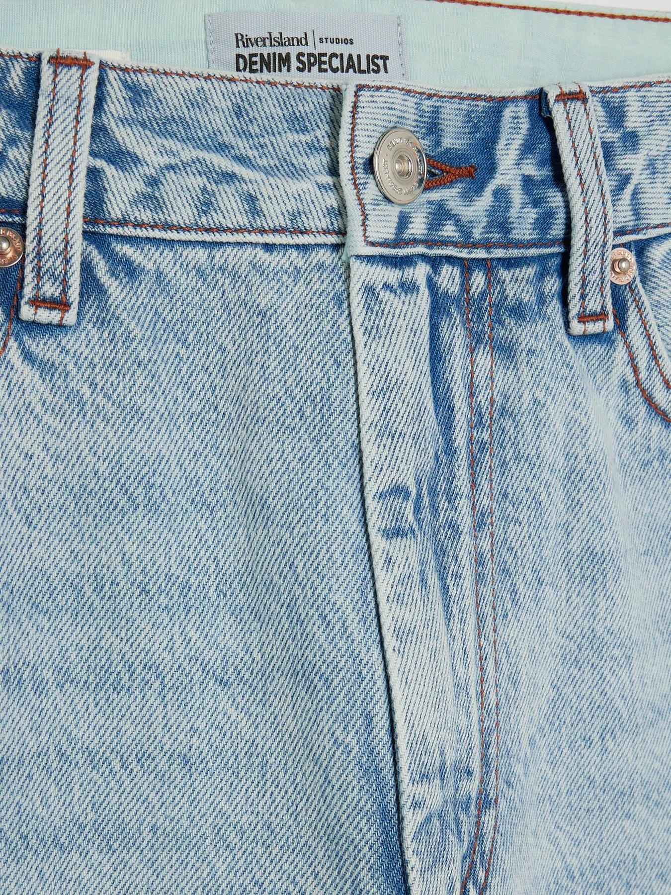 Image 7 of 7 of River Island Relaxed Straight Bieber - Blue