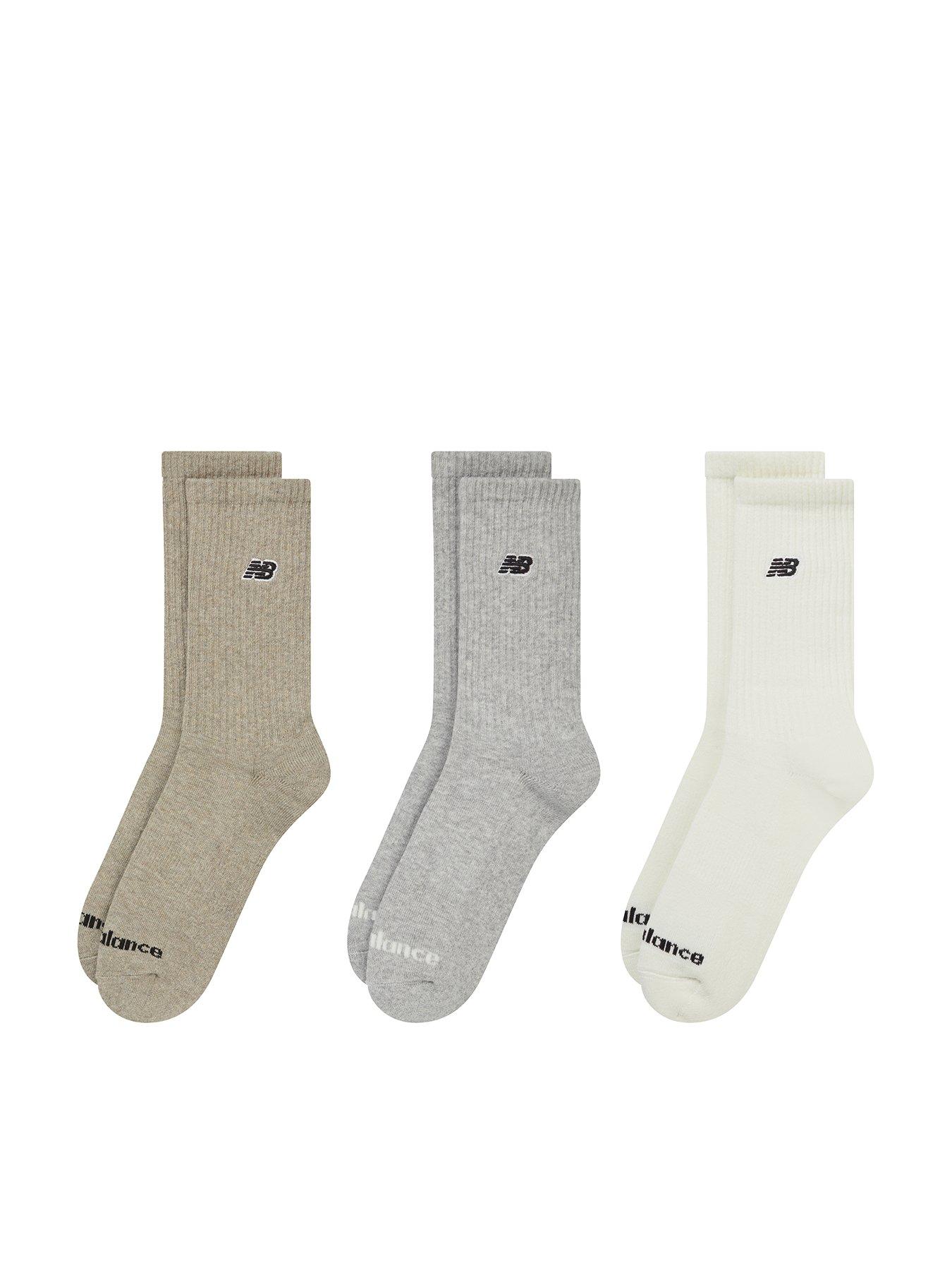 New Balance Nb Black Patch Logo Seasonal Crew - 3 Pack - Multi