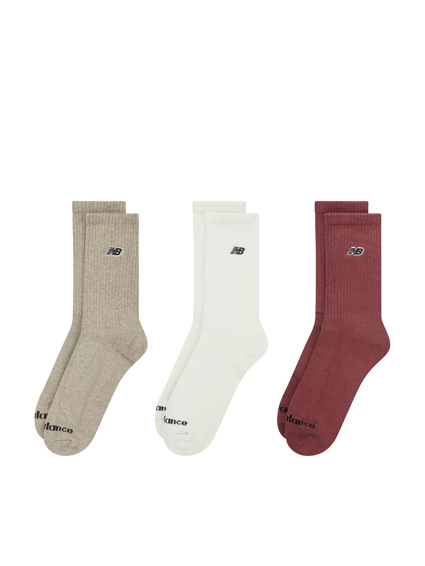 New Balance Nb Black Patch Logo Seasonal Crew - 3 Pack - Multi