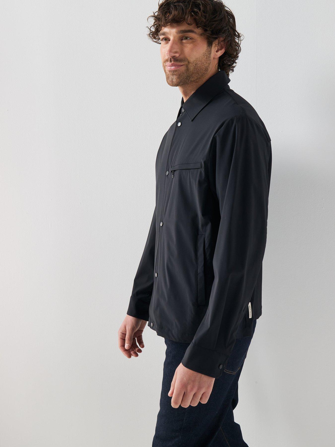 Image 6 of 6 of Armani Exchange Armani Exchange Harrington Jacket - Black