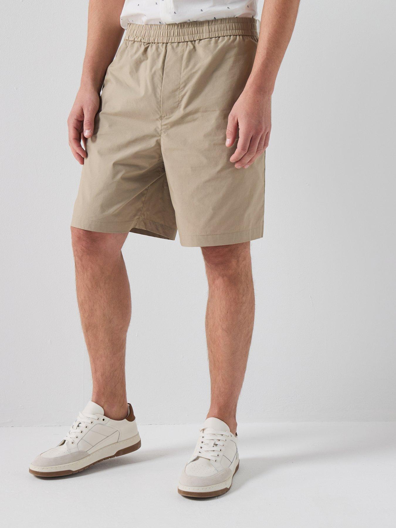 Image 1 of 5 of Armani Exchange Armani Exchange Bermuda Shorts - Beige