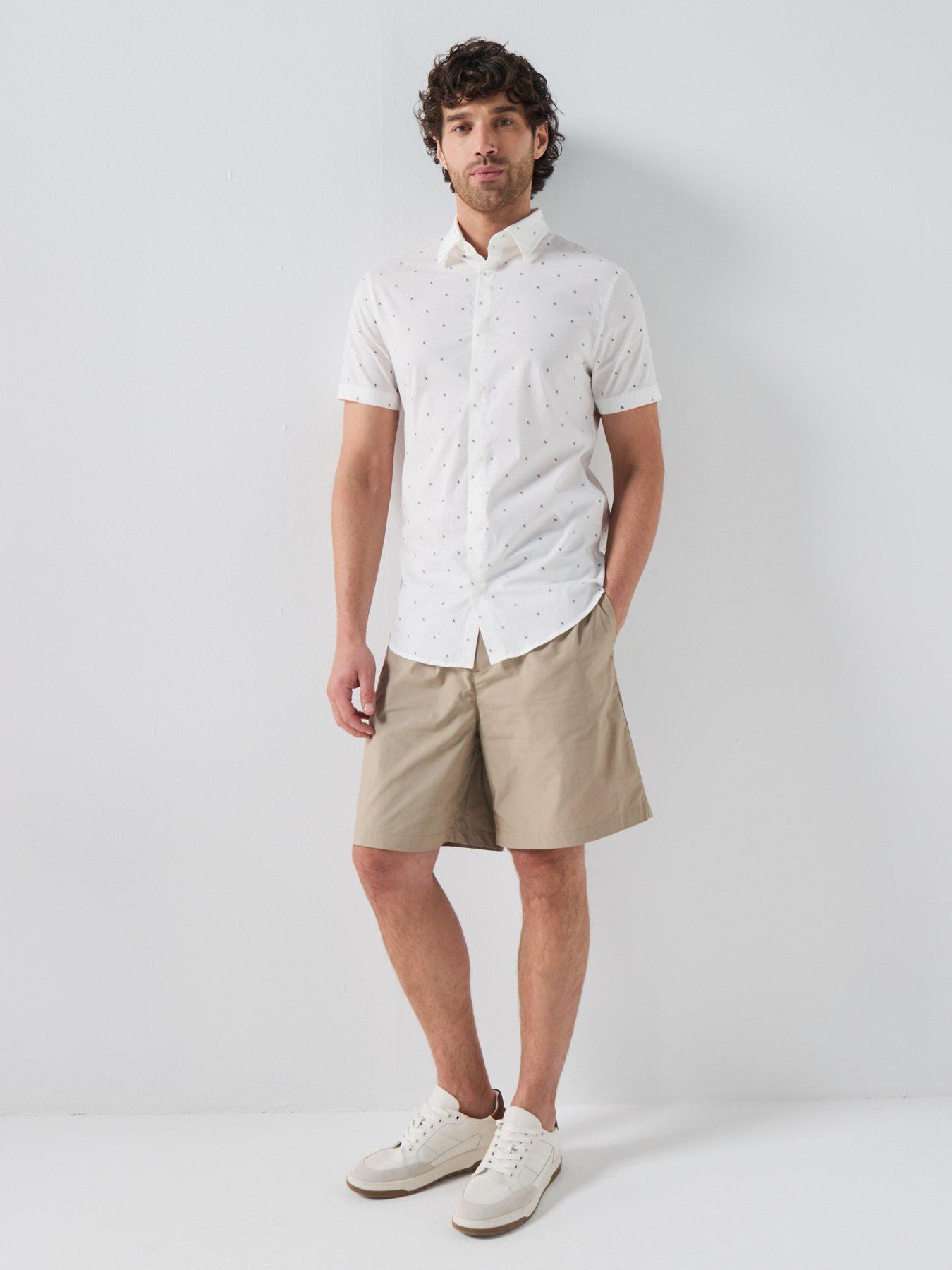 Image 3 of 5 of Armani Exchange Armani Exchange Bermuda Shorts - Beige