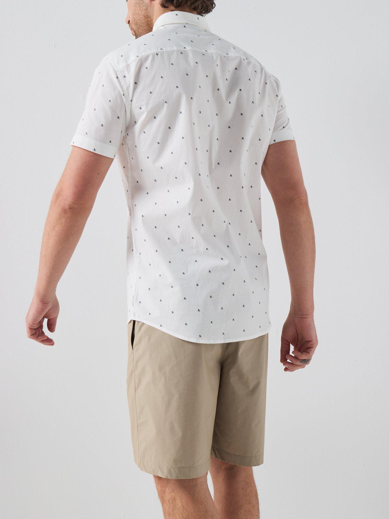 Image 4 of 5 of Armani Exchange Armani Exchange Bermuda Shorts - Beige