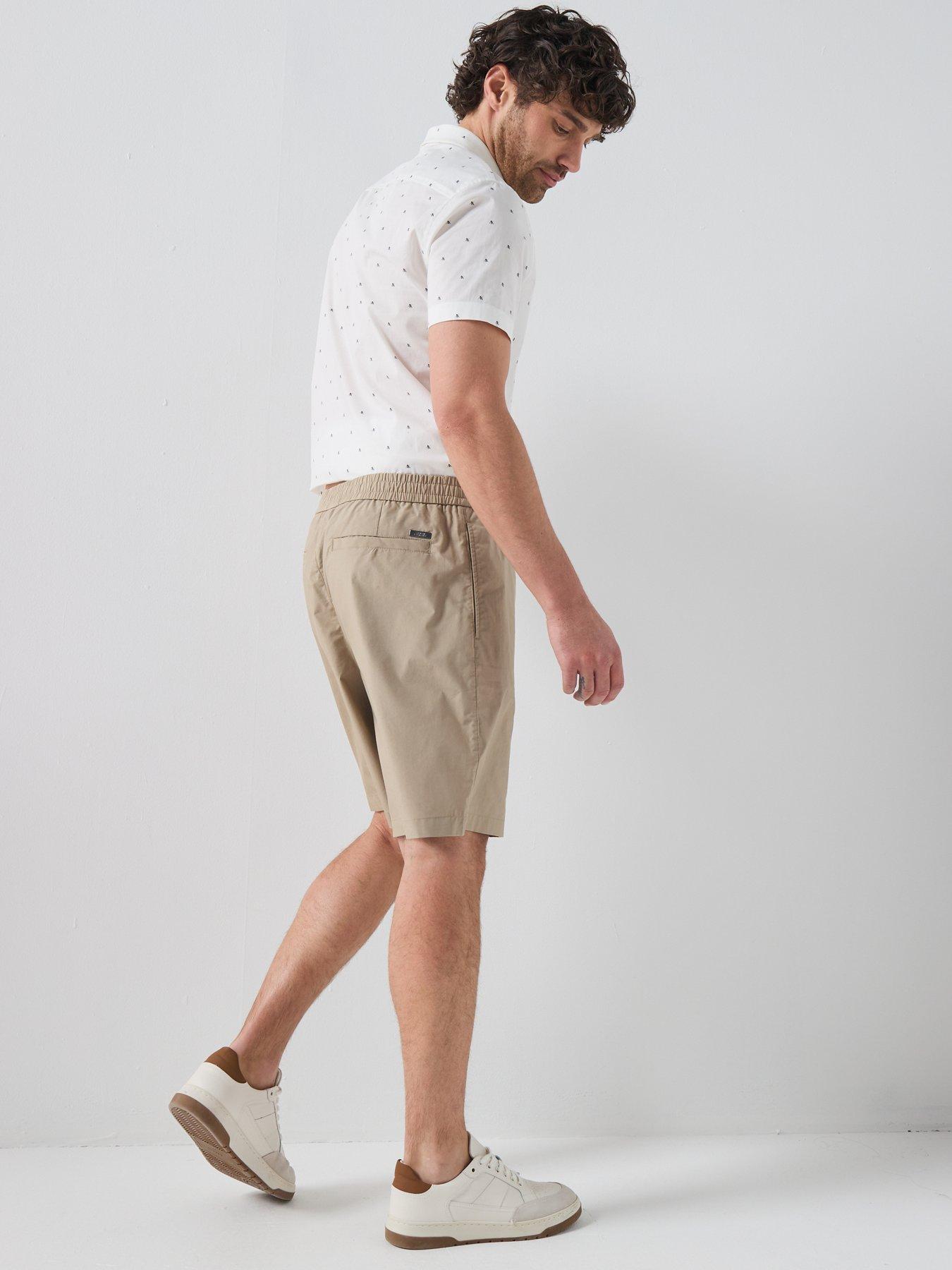 Image 5 of 5 of Armani Exchange Armani Exchange Bermuda Shorts - Beige