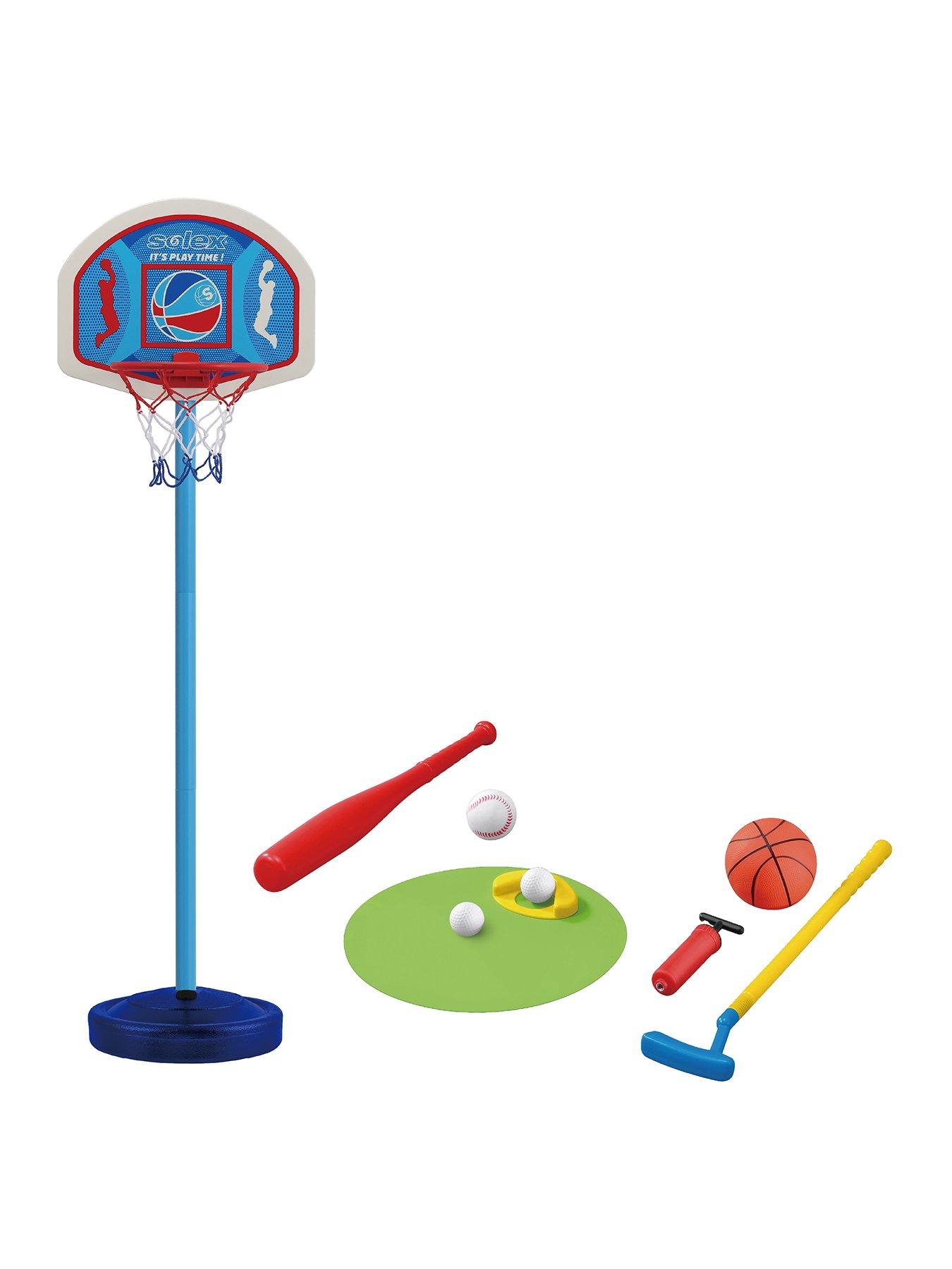 Solex 3 In 1 Combo Basketball, Baseball & Golf Set