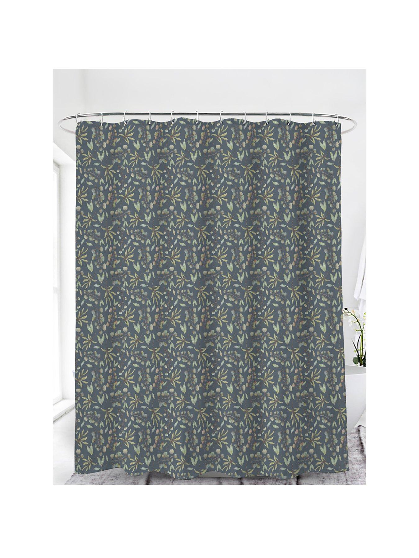 Image 2 of 2 of AQUALONA Botanical Shower Curtain