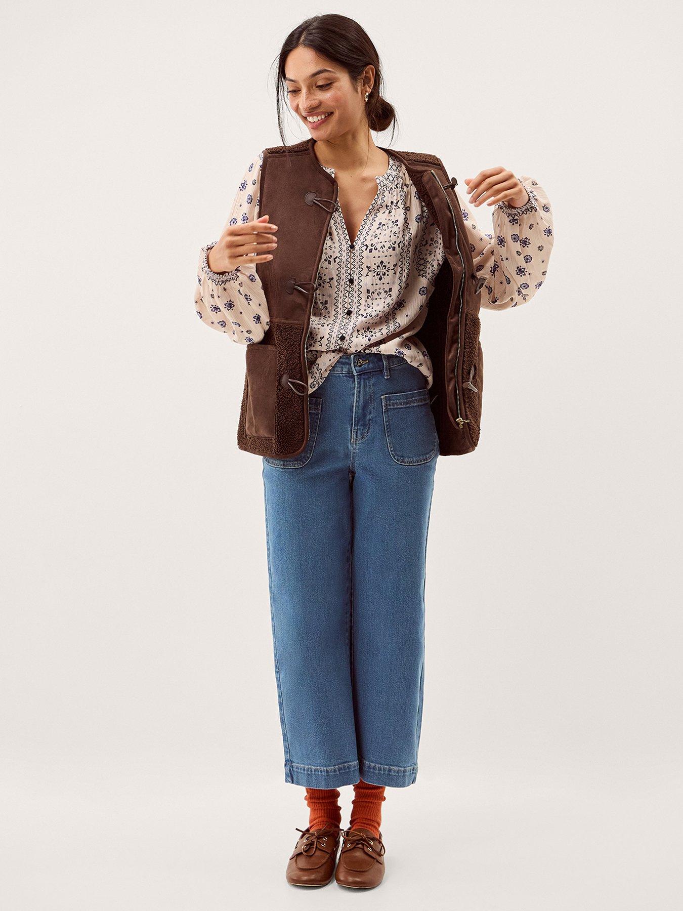 Image 4 of 5 of Monsoon Bonny Print Blouse - Cream