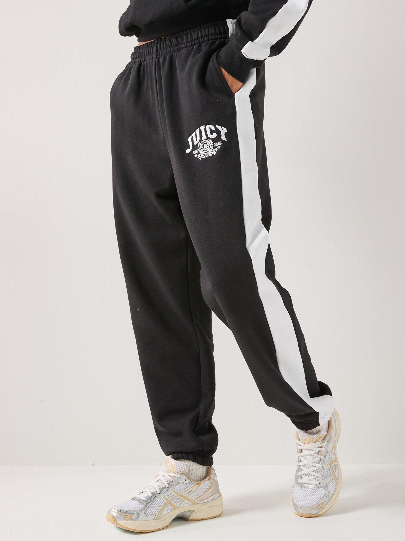 Juicy Couture College Crest Cuffed Trackpants