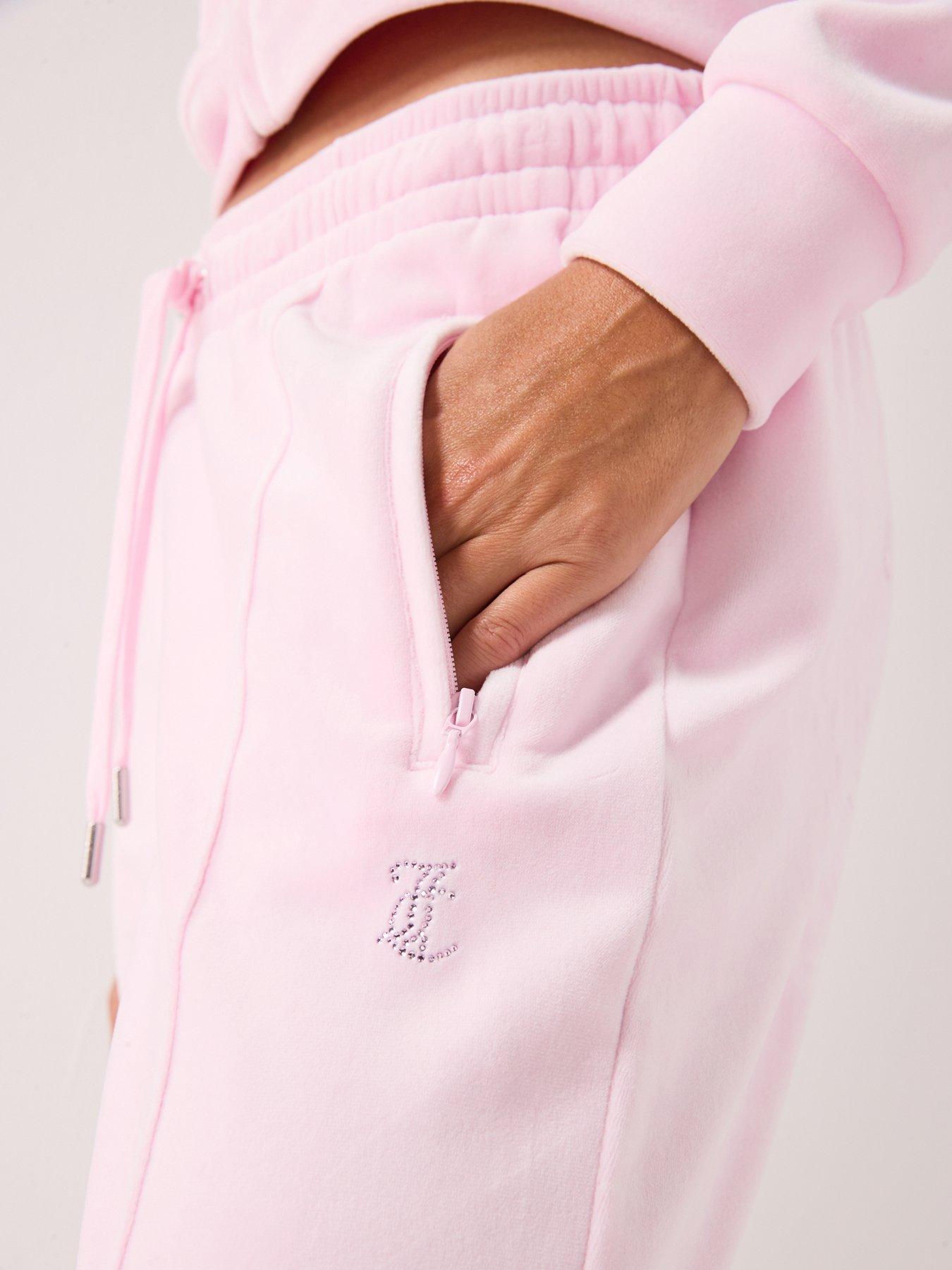 Image 4 of 6 of Juicy Couture Tina Col Out TR Joggers - Pink