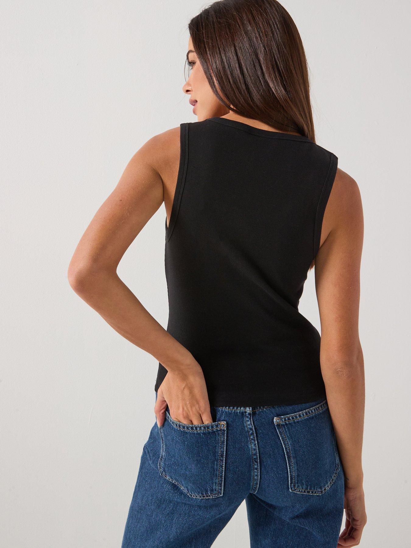 Image 2 of 5 of Juicy Couture Racer Vest - Black