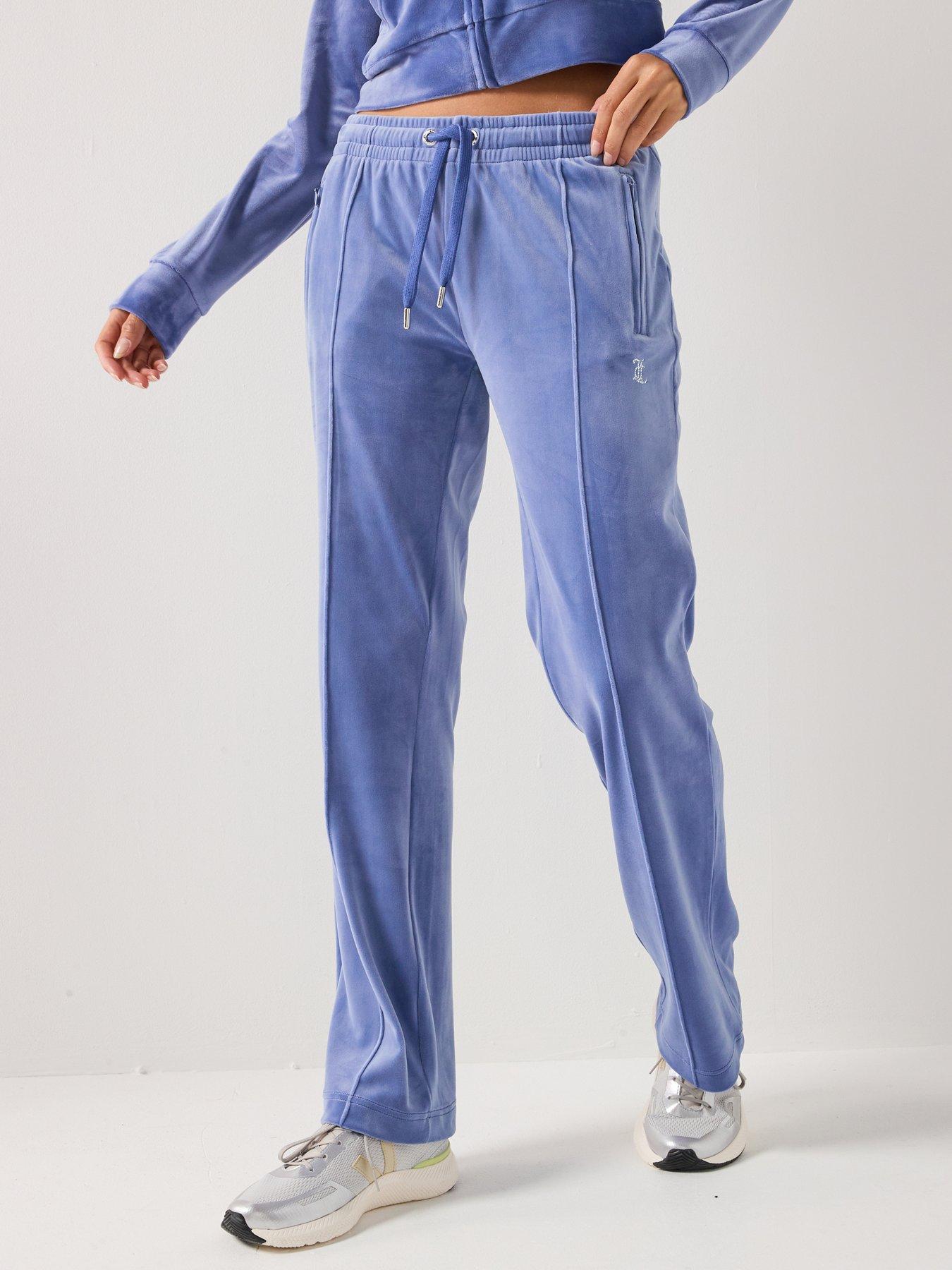 Juicy Couture Tina Outline Tracksuit Bottoms - Grey blue