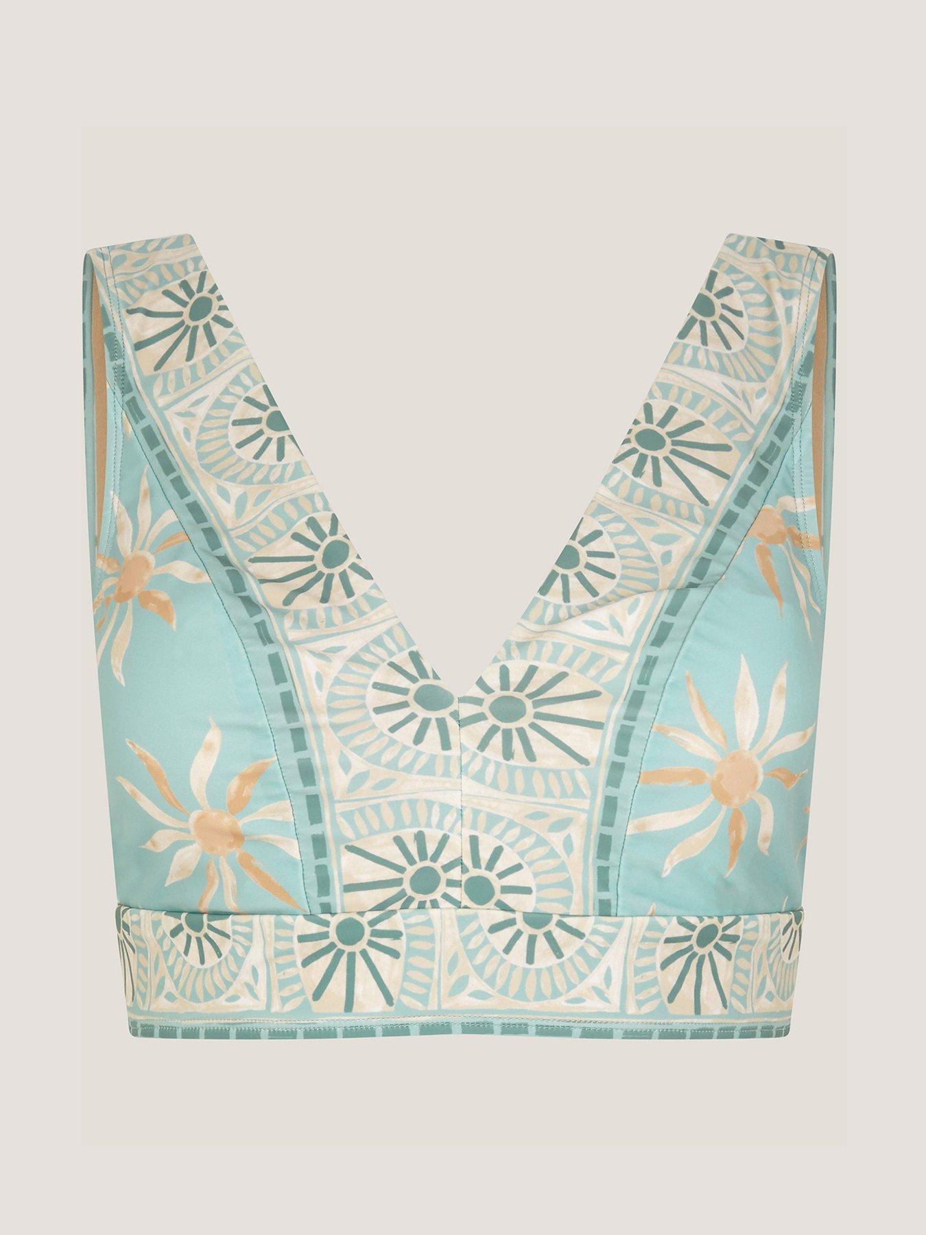 Image 4 of 5 of Monsoon Tashie Bikini Top - Blue