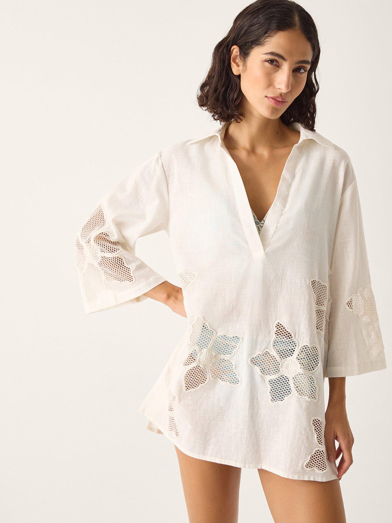 Monsoon Joanna Cutwork Shirt