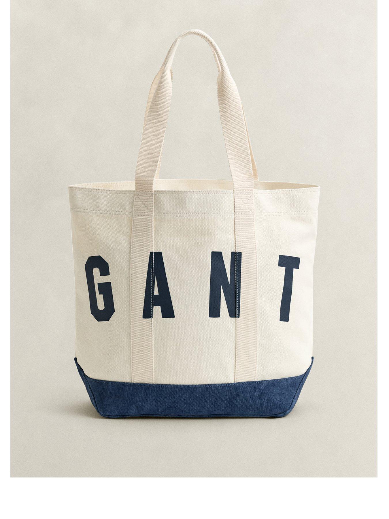 Image 1 of 3 of GANT Contrast Colour Canvas Tote Bag