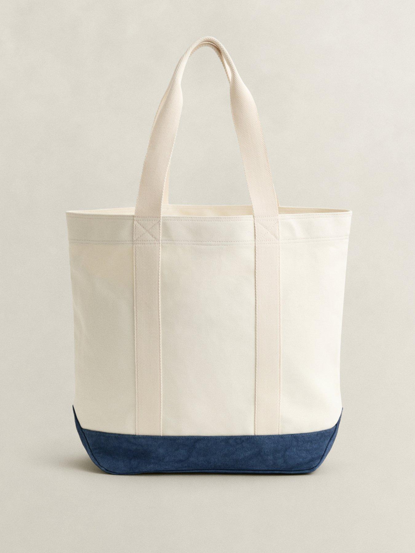 Image 2 of 3 of GANT Contrast Colour Canvas Tote Bag
