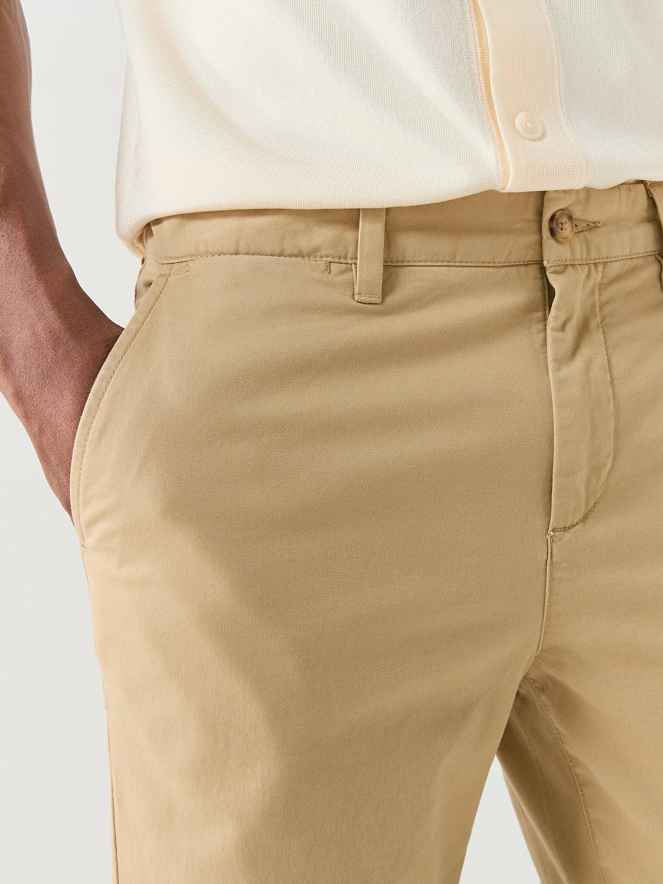 Image 4 of 5 of GANT Classic Slim Fit Chinos - Beige