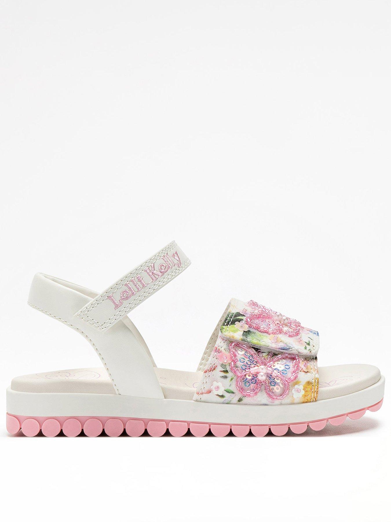 Image 1 of 4 of Lelli Kelly Serena Beaded Sandal - White