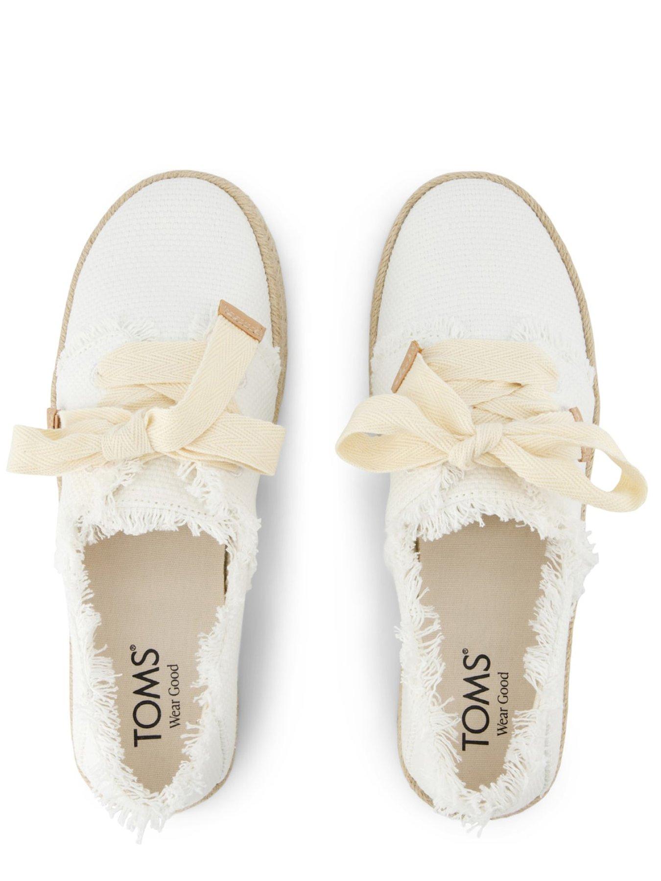 Image 2 of 3 of TOMS Carolina Lace Up - White