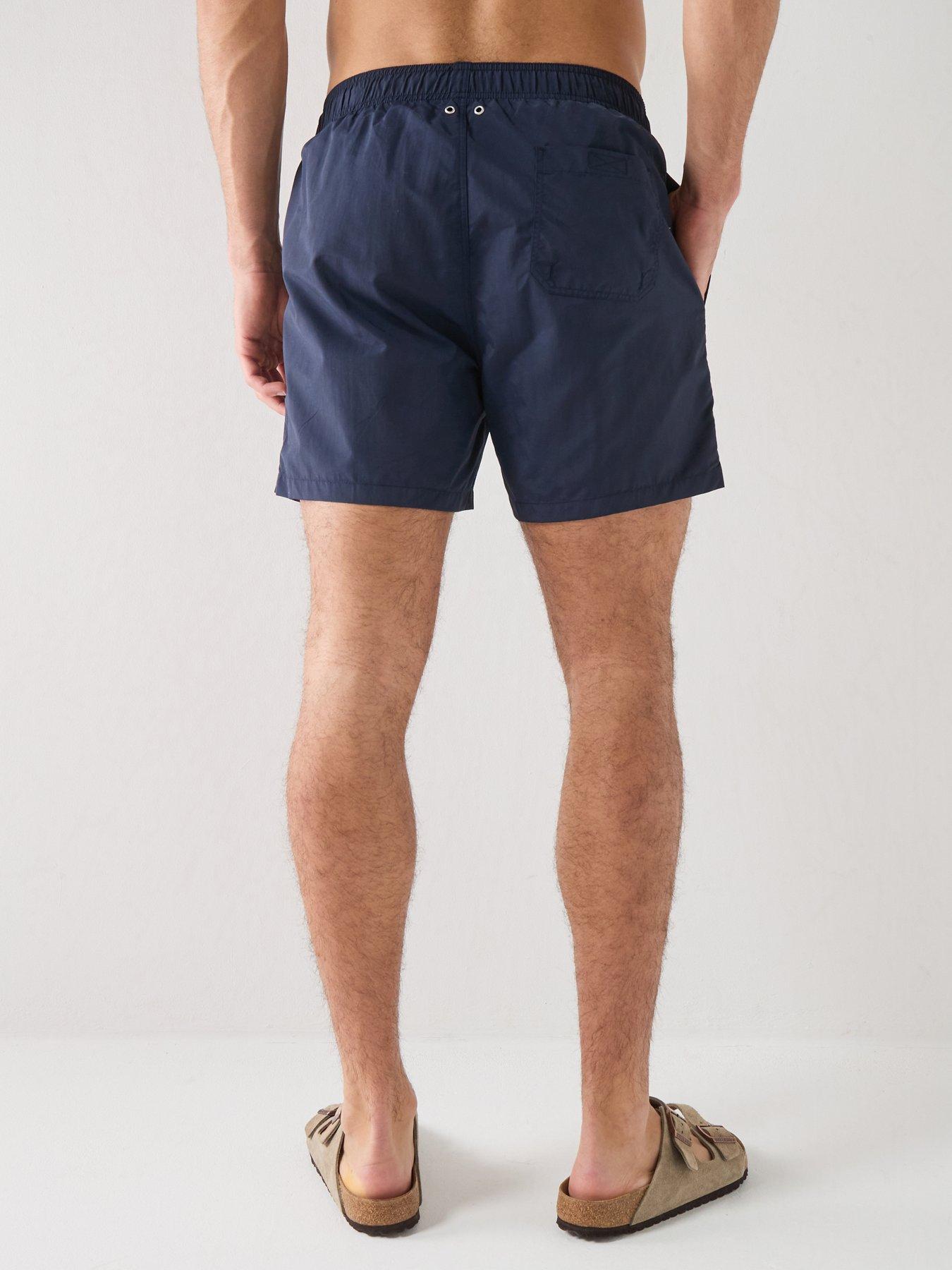 Image 2 of 6 of GANT Logo Swim Shorts - Navy