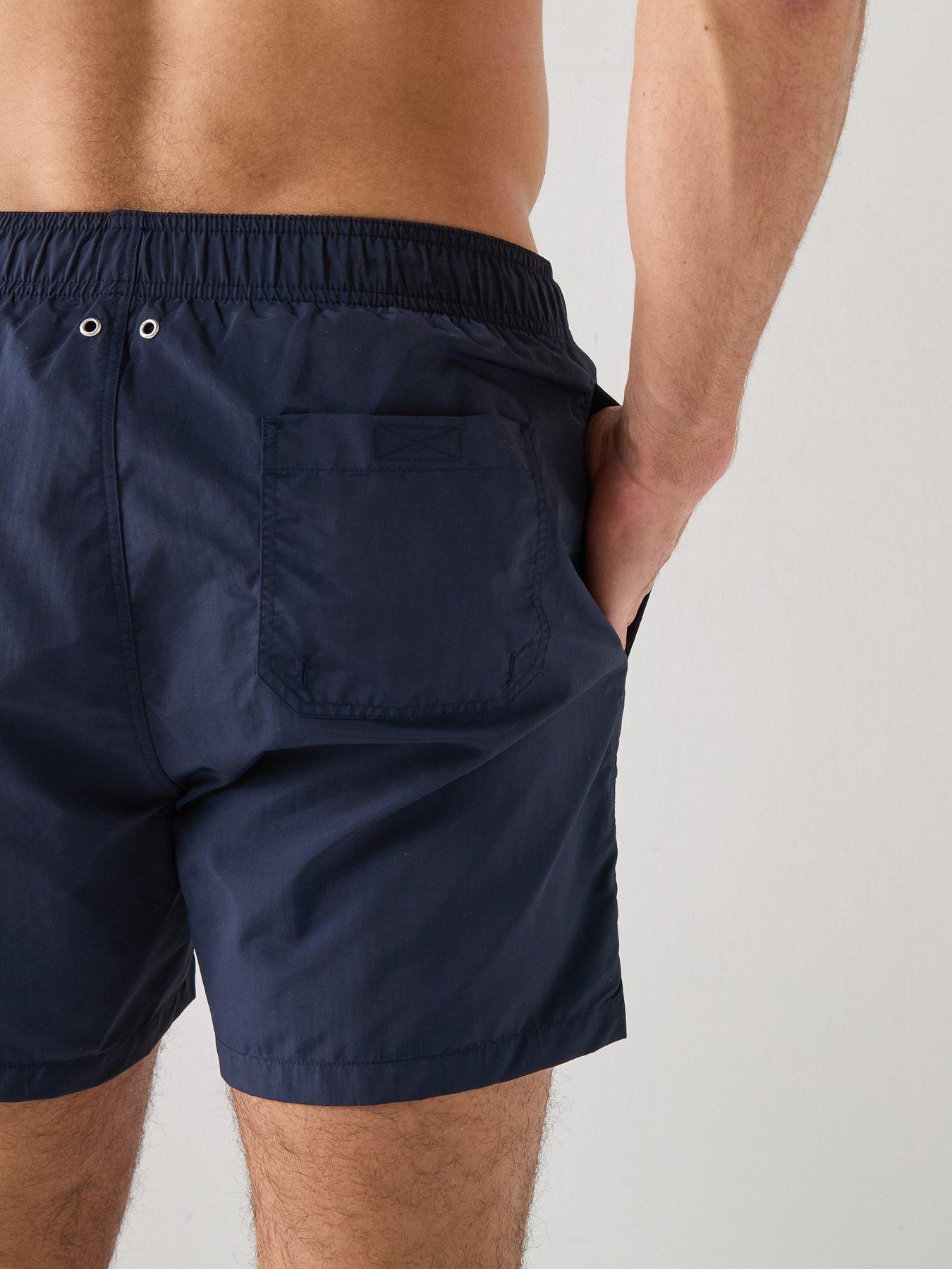 Image 6 of 6 of GANT Logo Swim Shorts - Navy