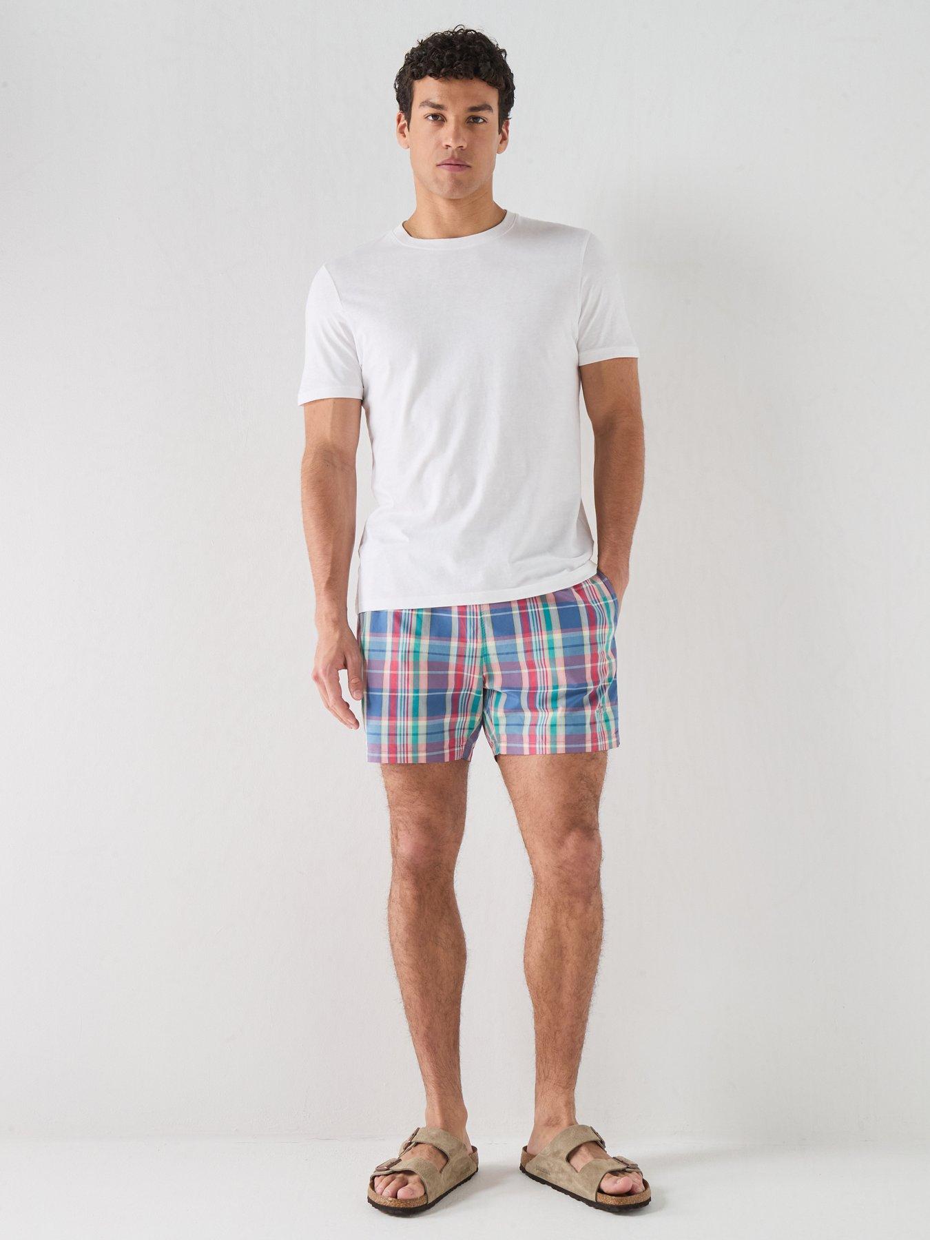 Image 3 of 6 of GANT Madras Check Swim Shorts