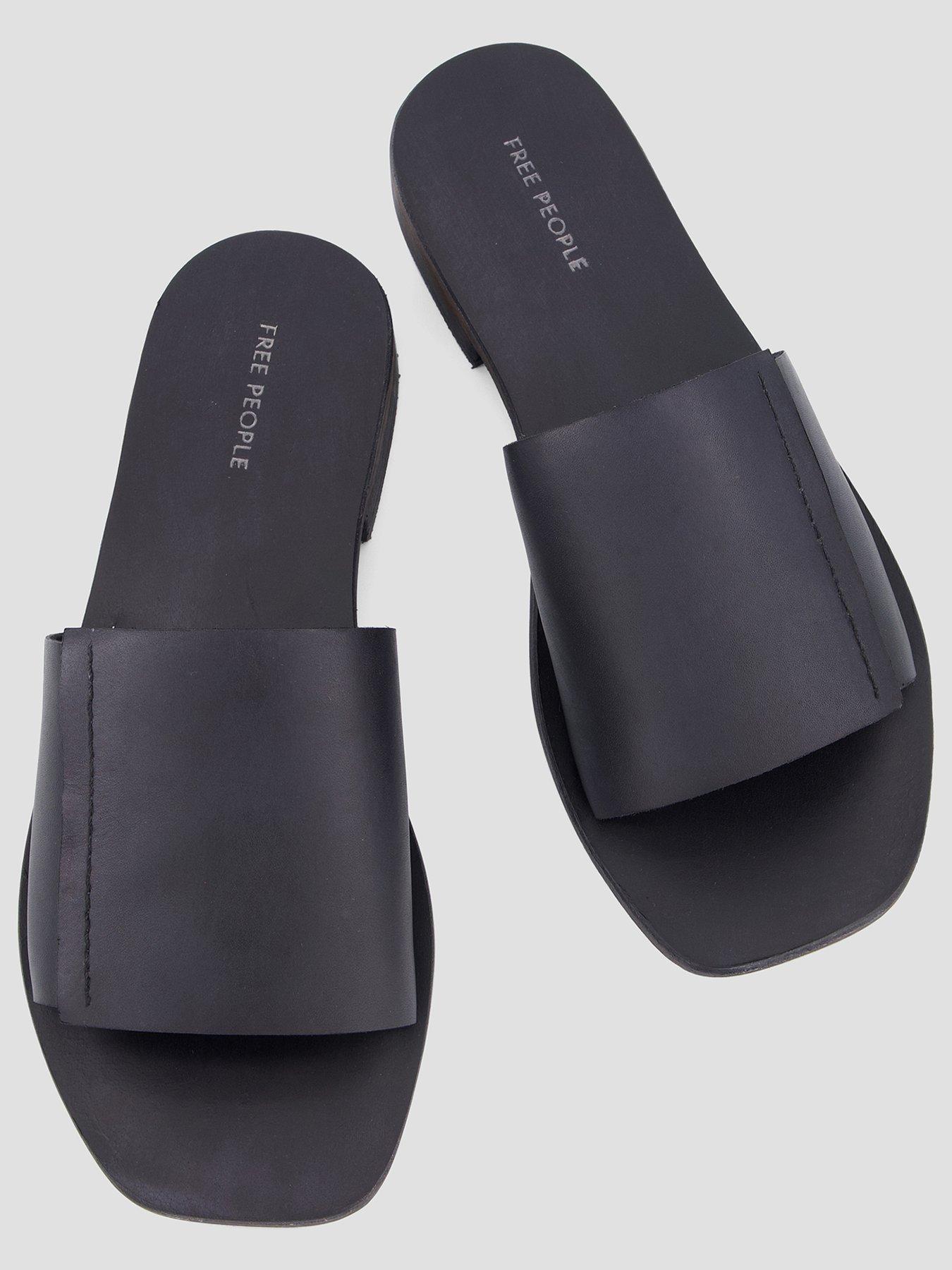 Image 3 of 7 of FREE PEOPLE Verona Slide Sandals - Black