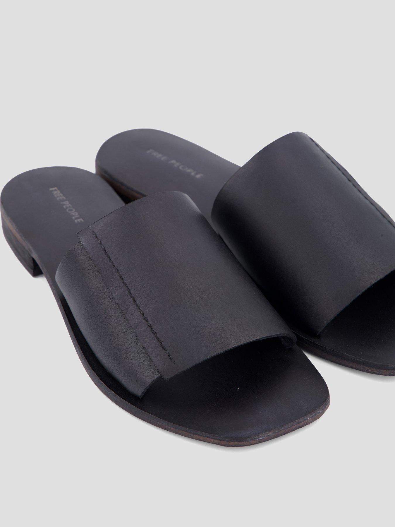 Image 5 of 7 of FREE PEOPLE Verona Slide Sandals - Black