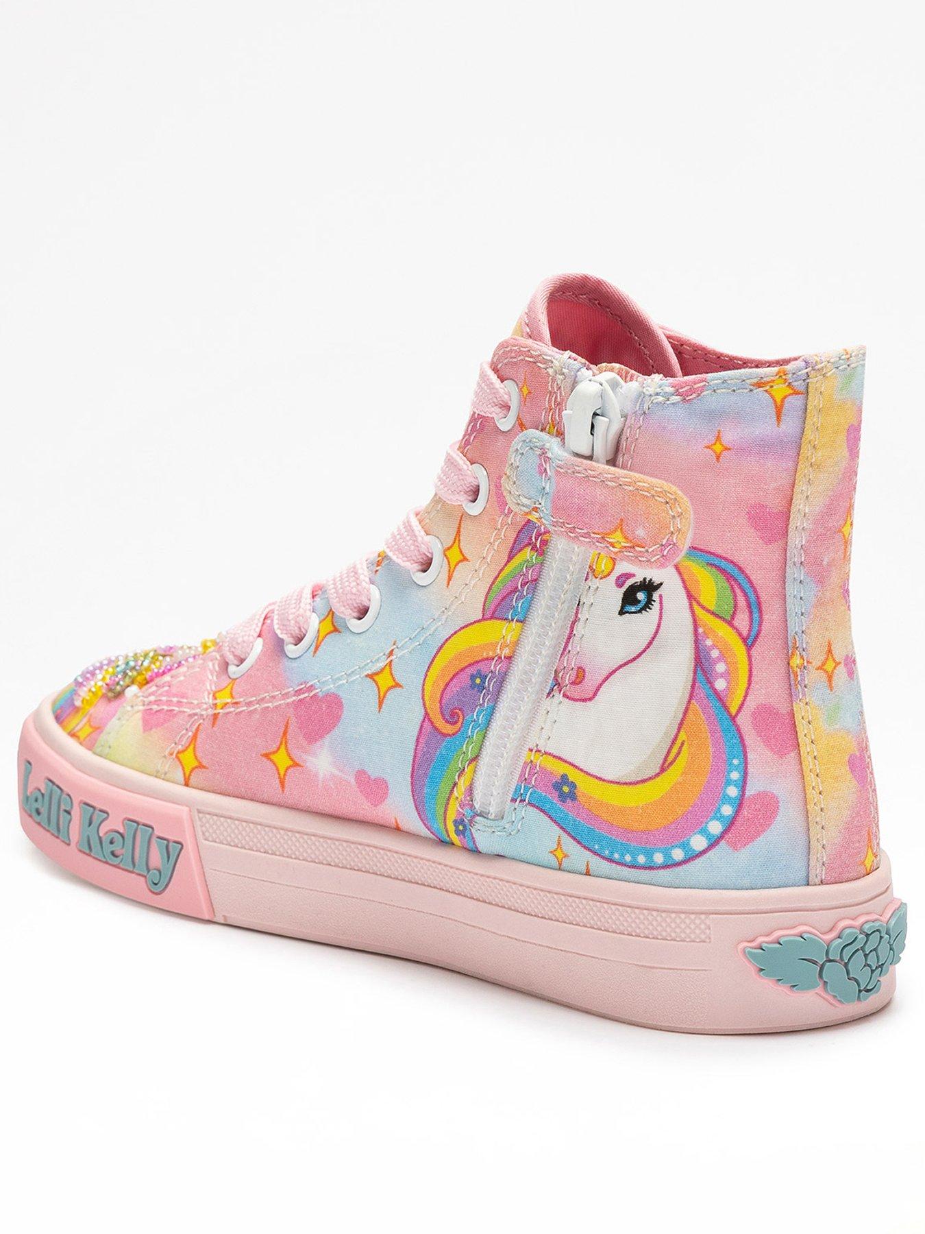 Image 2 of 4 of Lelli Kelly Unicorn Rainbow Scarpa Trainer - Multi