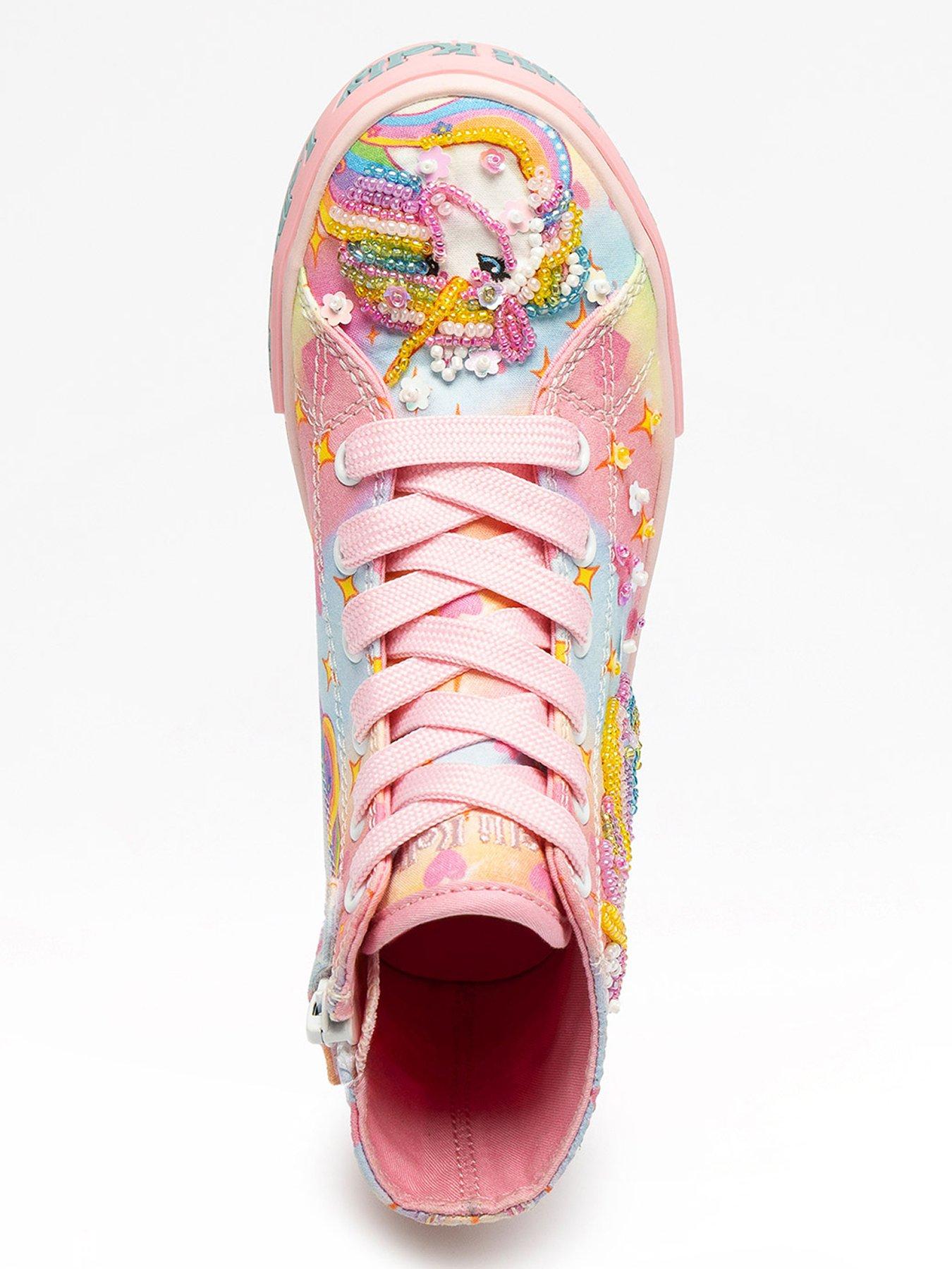 Image 3 of 4 of Lelli Kelly Unicorn Rainbow Scarpa Trainer - Multi