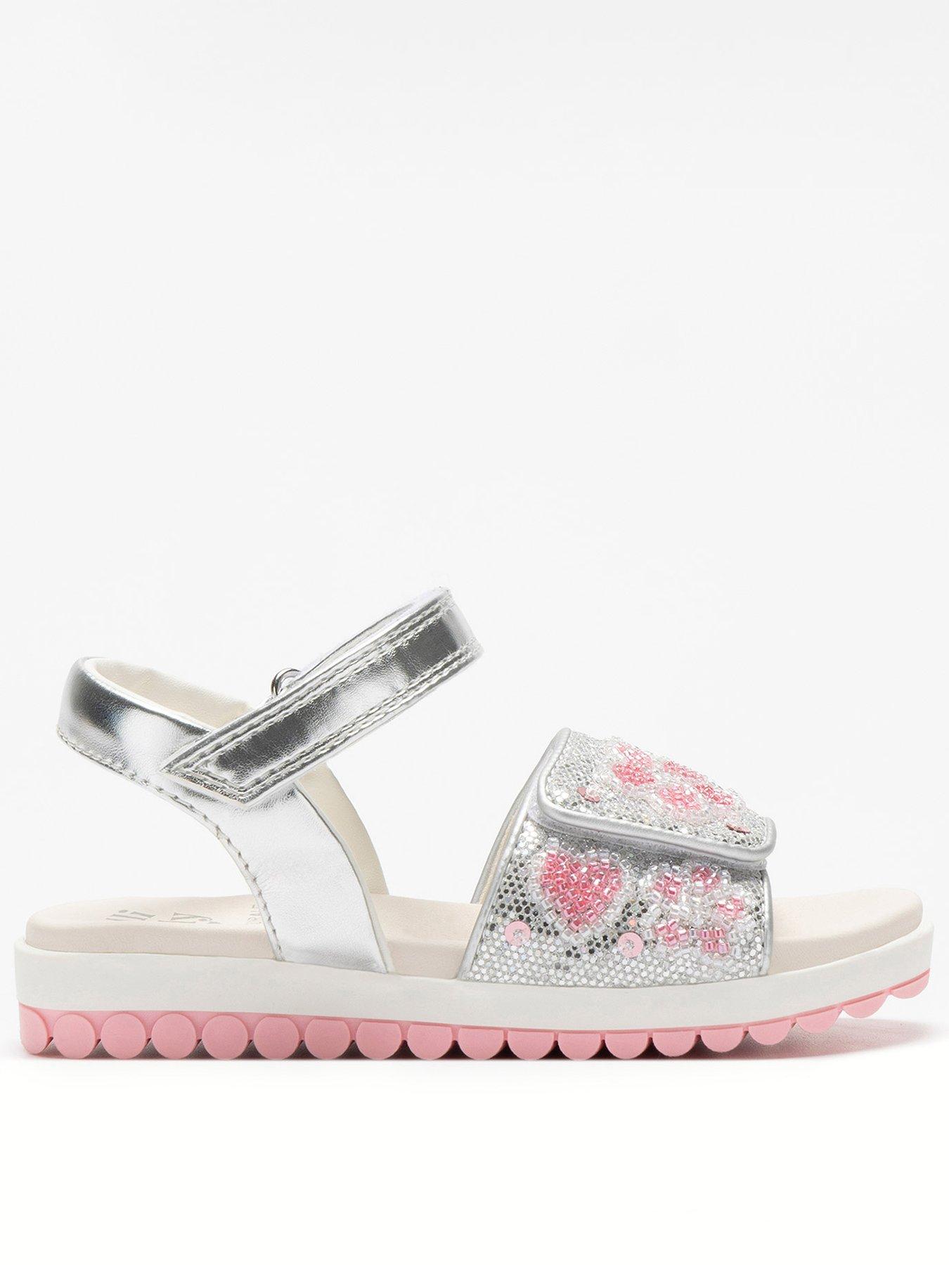 Image 1 of 5 of Lelli Kelly Cressida Beaded Sandal - Silver